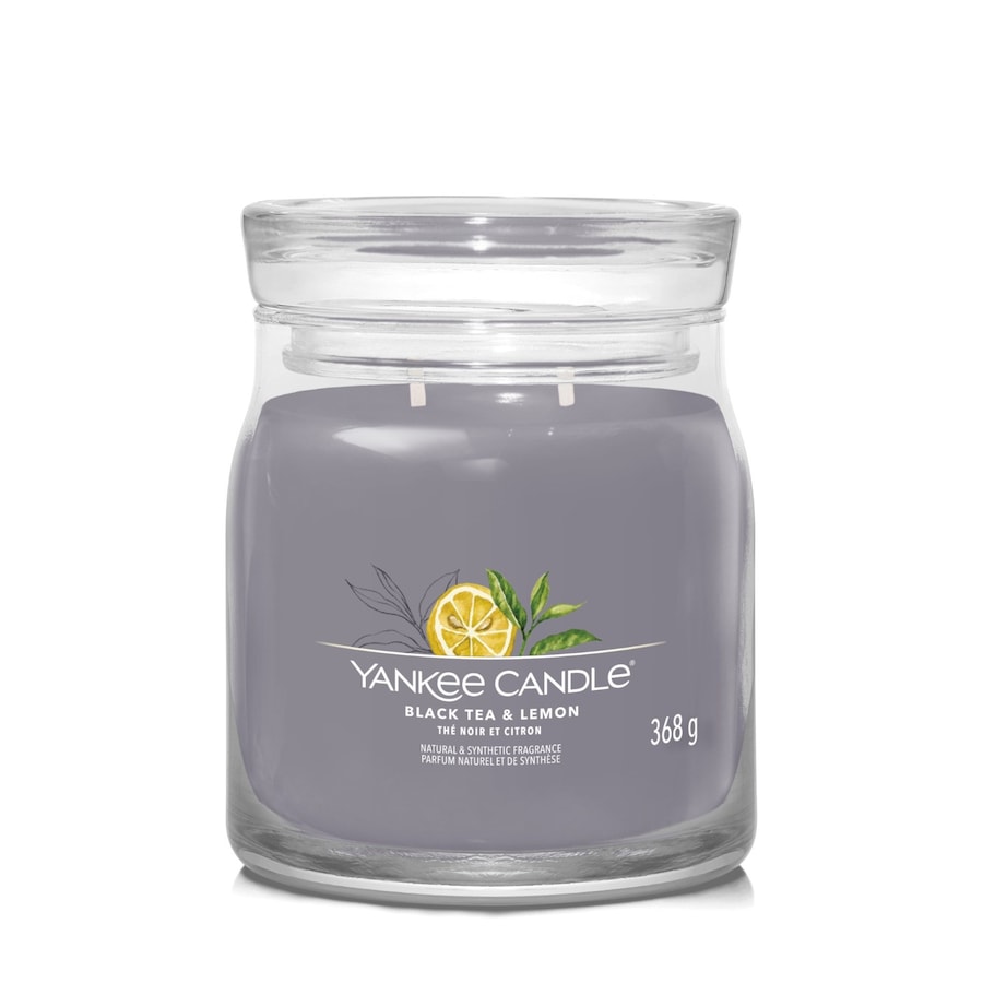 YANKEE CANDLE Black Tea & Lemon Kerze 368 g