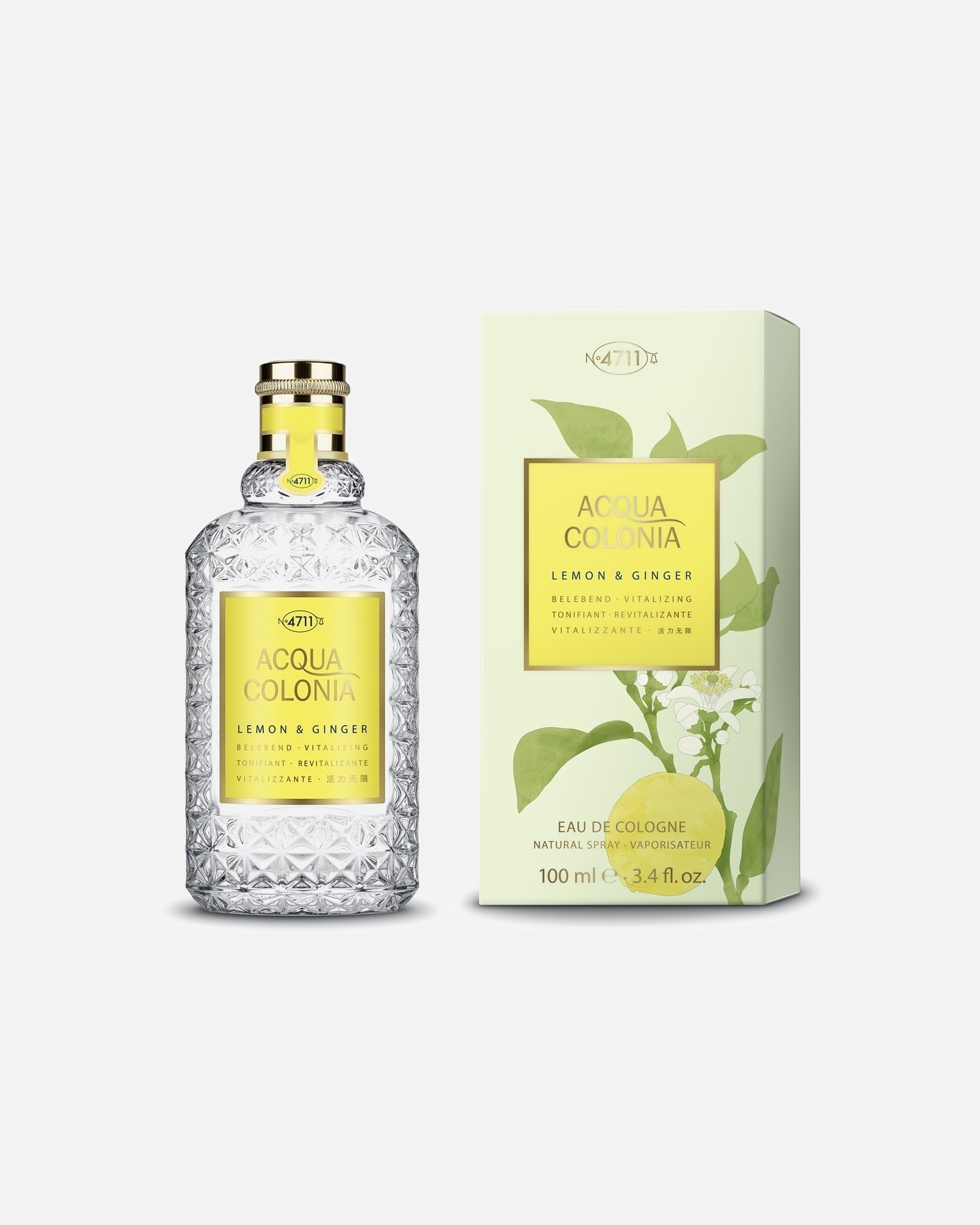 Eau de Cologne für Unisex 4711 Acqua Colonia Lemon & Ginger Aqua Colonia 100 ml