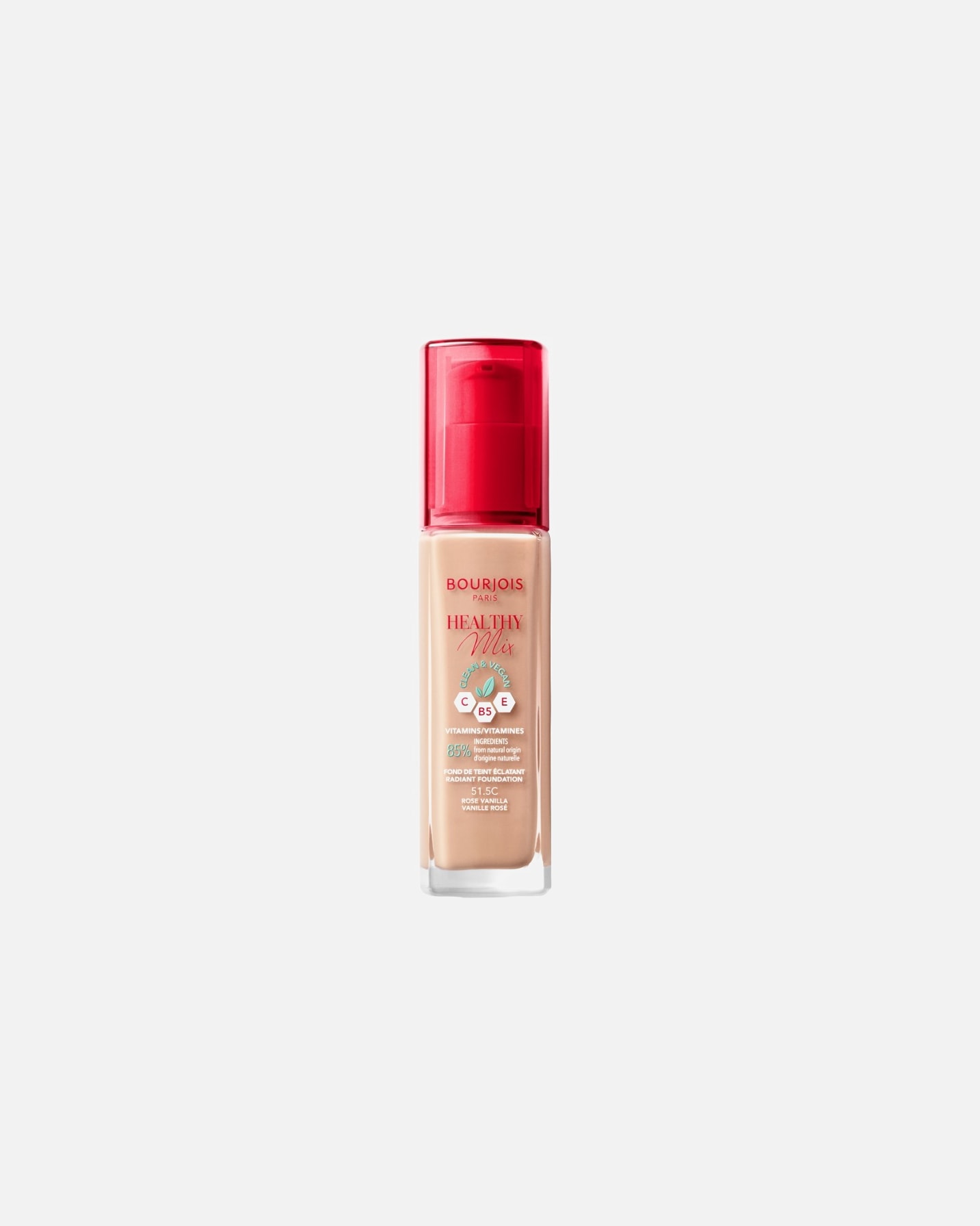 Foundation für Weiblich Bourjois Healthy Mix Foundation 51.5 Rose Vanilla