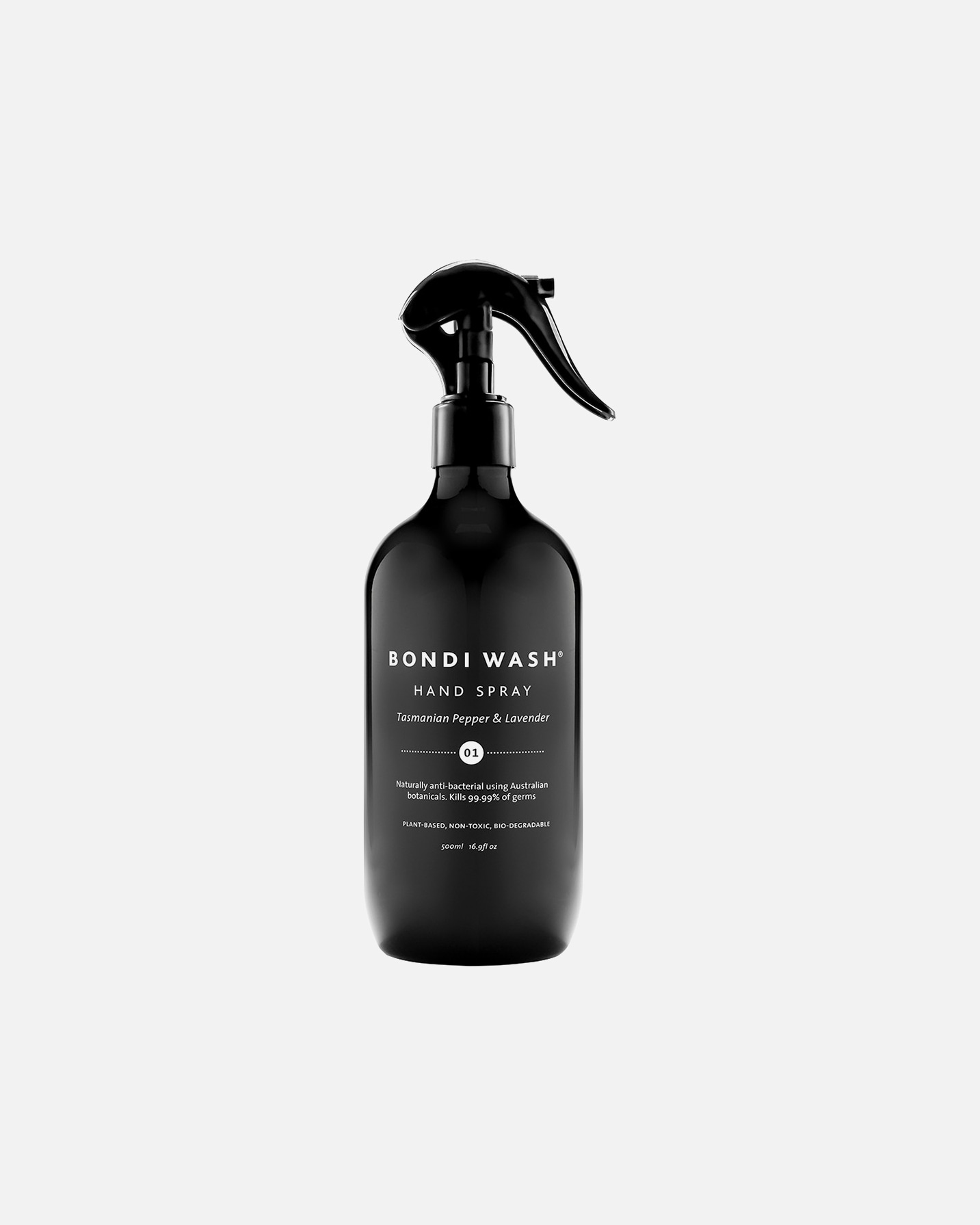 Desinfektionsmittel für Unisex Bondi Wash HAND SPRAY TASMANIAN PEPPER & LAVENDER 500 ml
