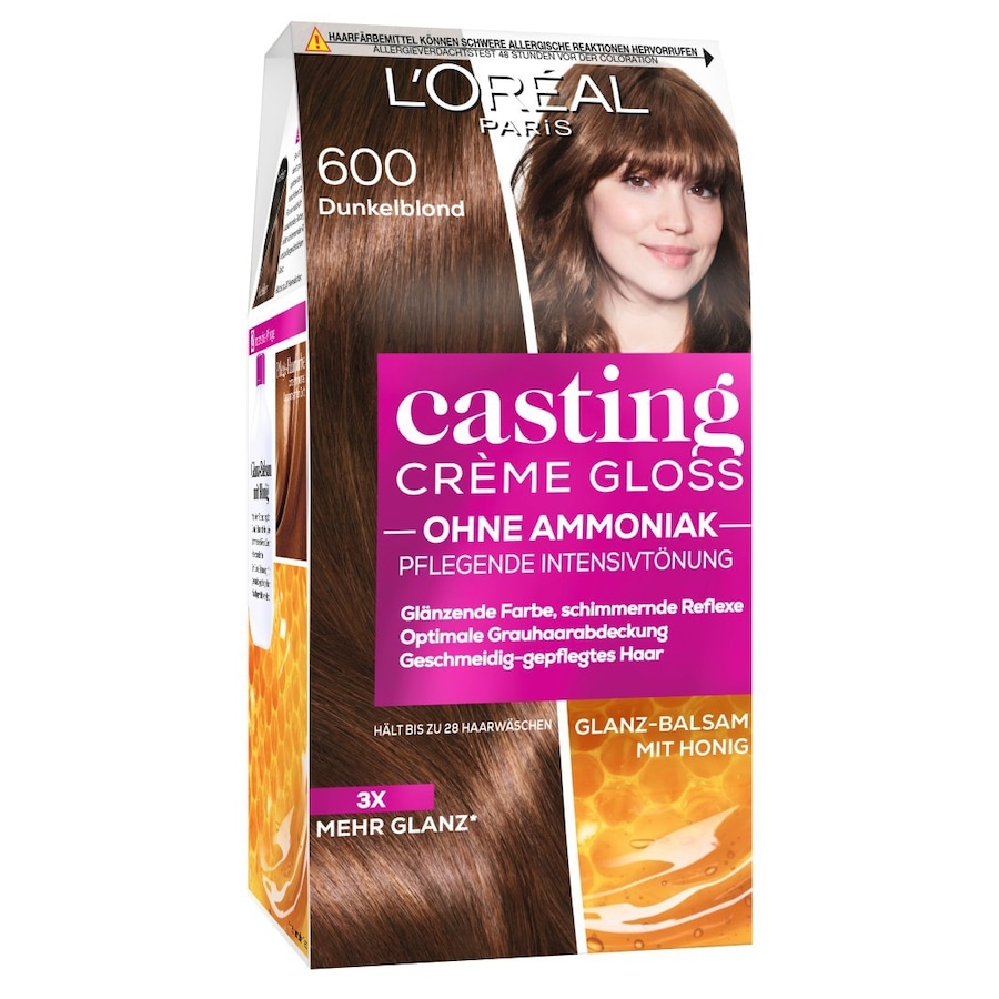 L’Oréal Paris Casting Crème Gloss Pflegend Haarfarbe 600 Schwarz
