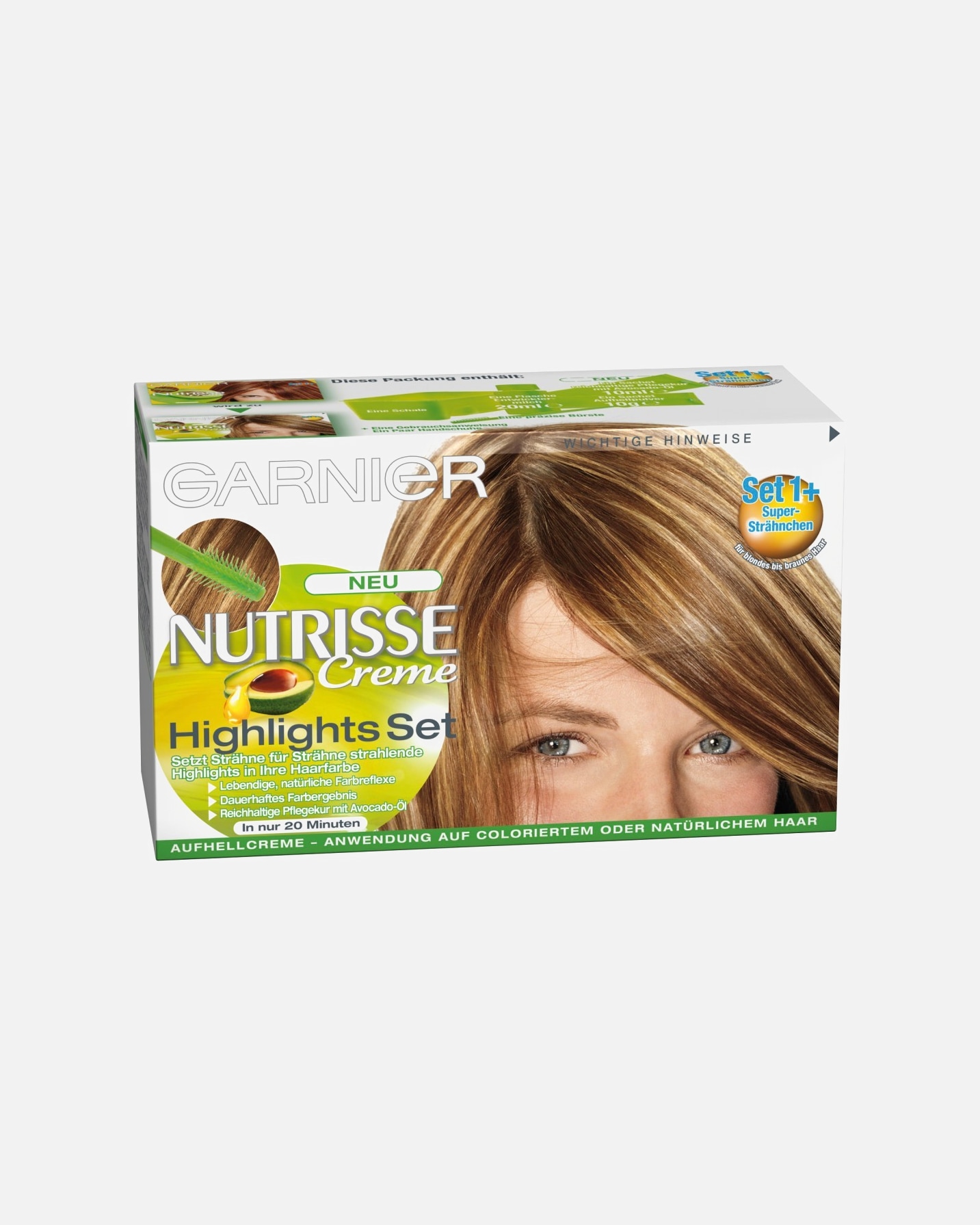 Haarfarbe für Unisex Garnier Nutrisse Creme Highlights Set Blond