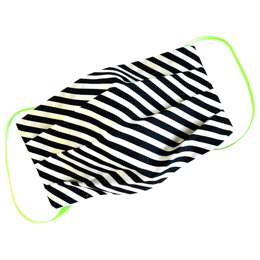 I WANT YOU NAKED Stripes Mund-Nasen-Schutz