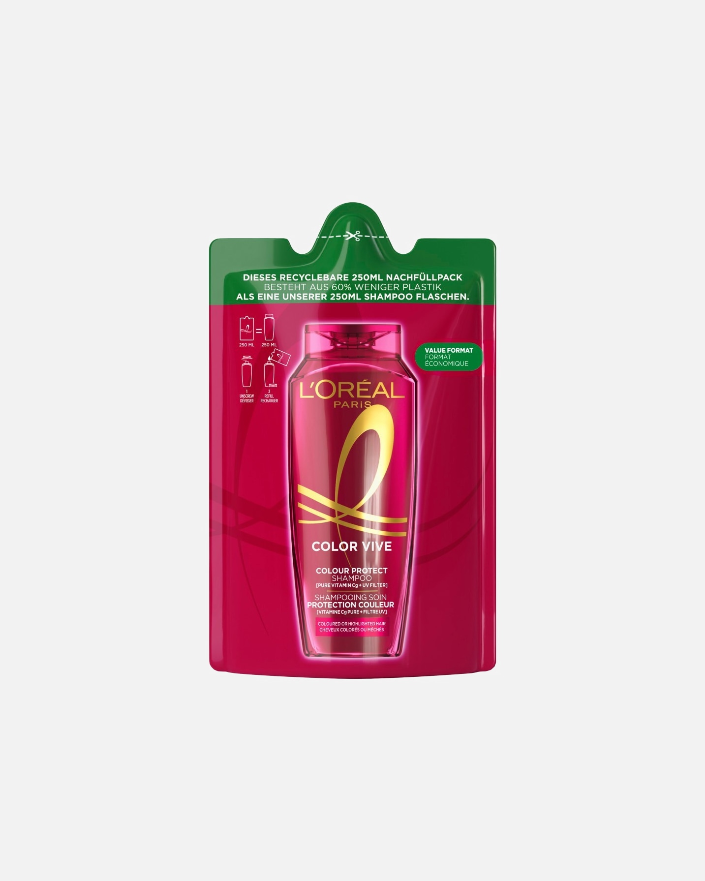 Shampoo für Weiblich L’Oréal Paris Elseve Color Glanz 250 ml