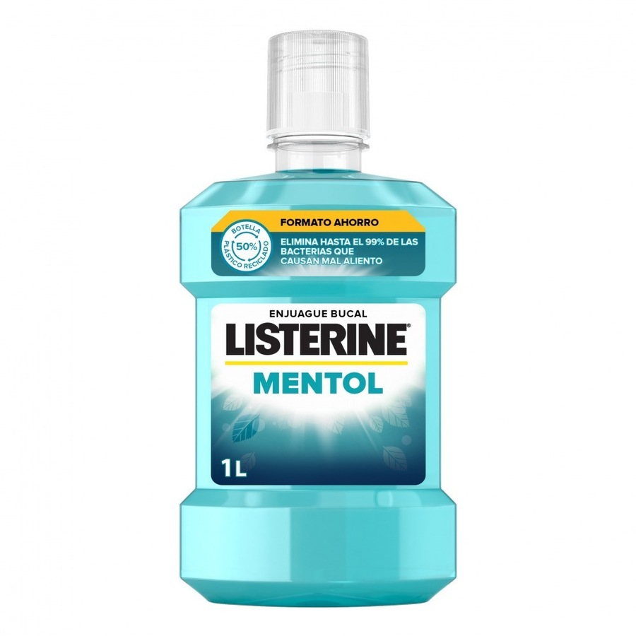 Listerine MENTHOL-Mundwasser Mundspülung 1000 ml