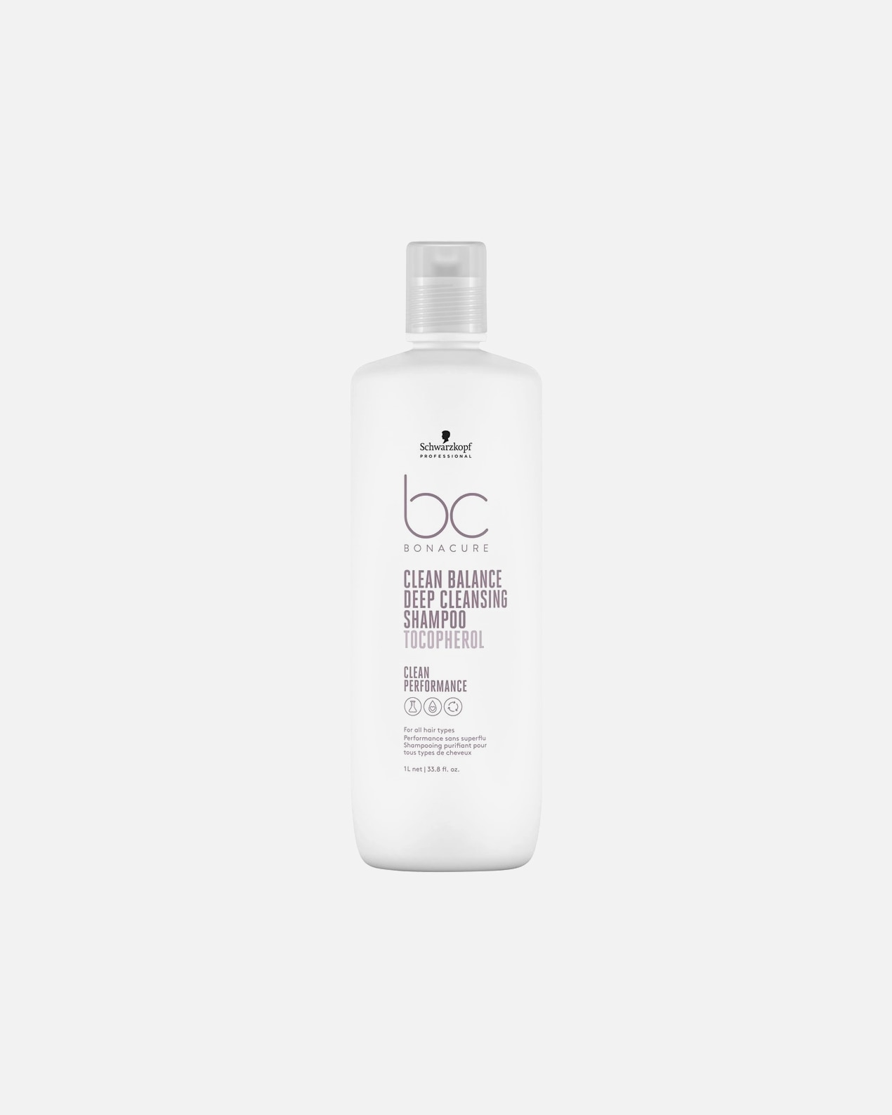 Shampoo für Unisex Schwarzkopf Professional BC BONACURE Clean Balance Clean Balance Deep Cleansing 1.000 ml