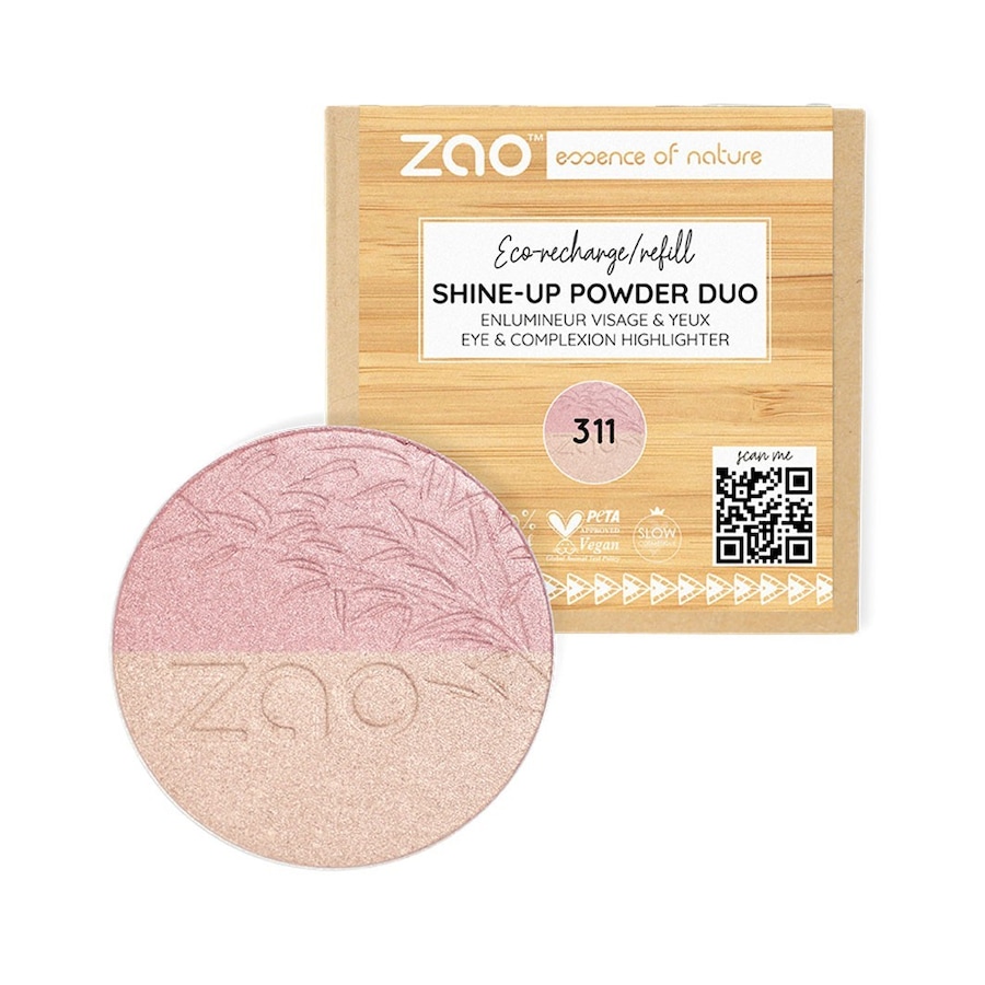 ZAO Shine-up Powder Highlighter 311 - PINK & GOLD 9 g Nude