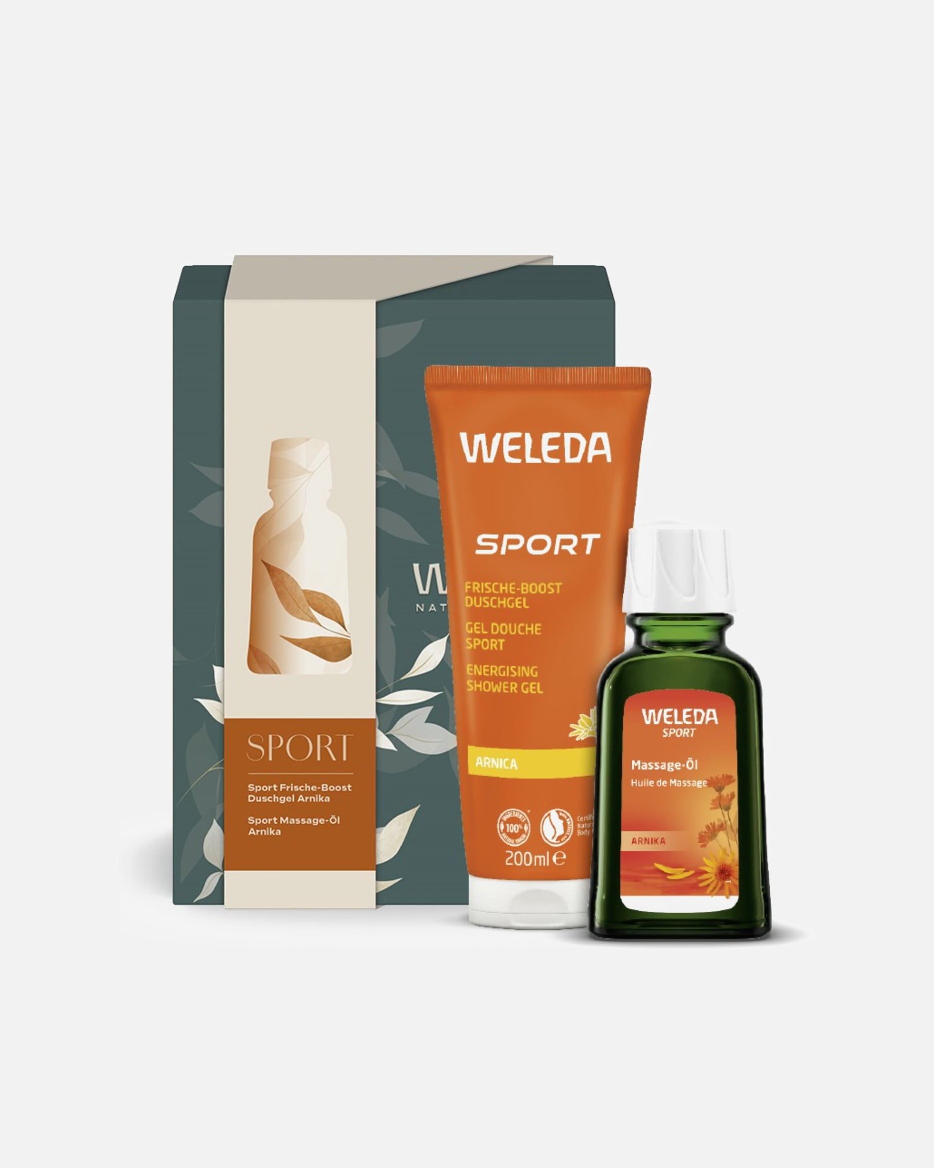 Körperpflegeset für Unisex Weleda Sport Arnica Geschenkset 1 Stück
