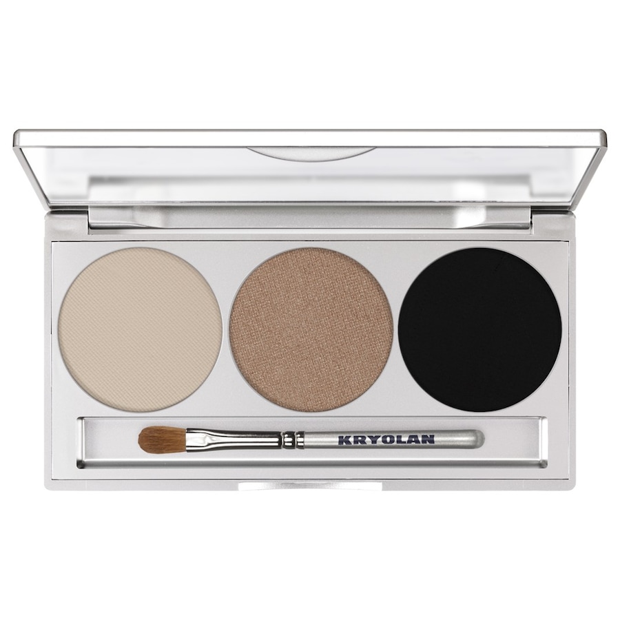 Kryolan Eye Shadow Smokey Trio Lidschatten SMOKEY SAND 7.5 g Schwarz