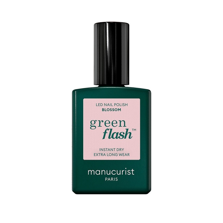 manucurist green flash Instant Dry Extra Long Wear Nagellack Blossom 15 ml Silber