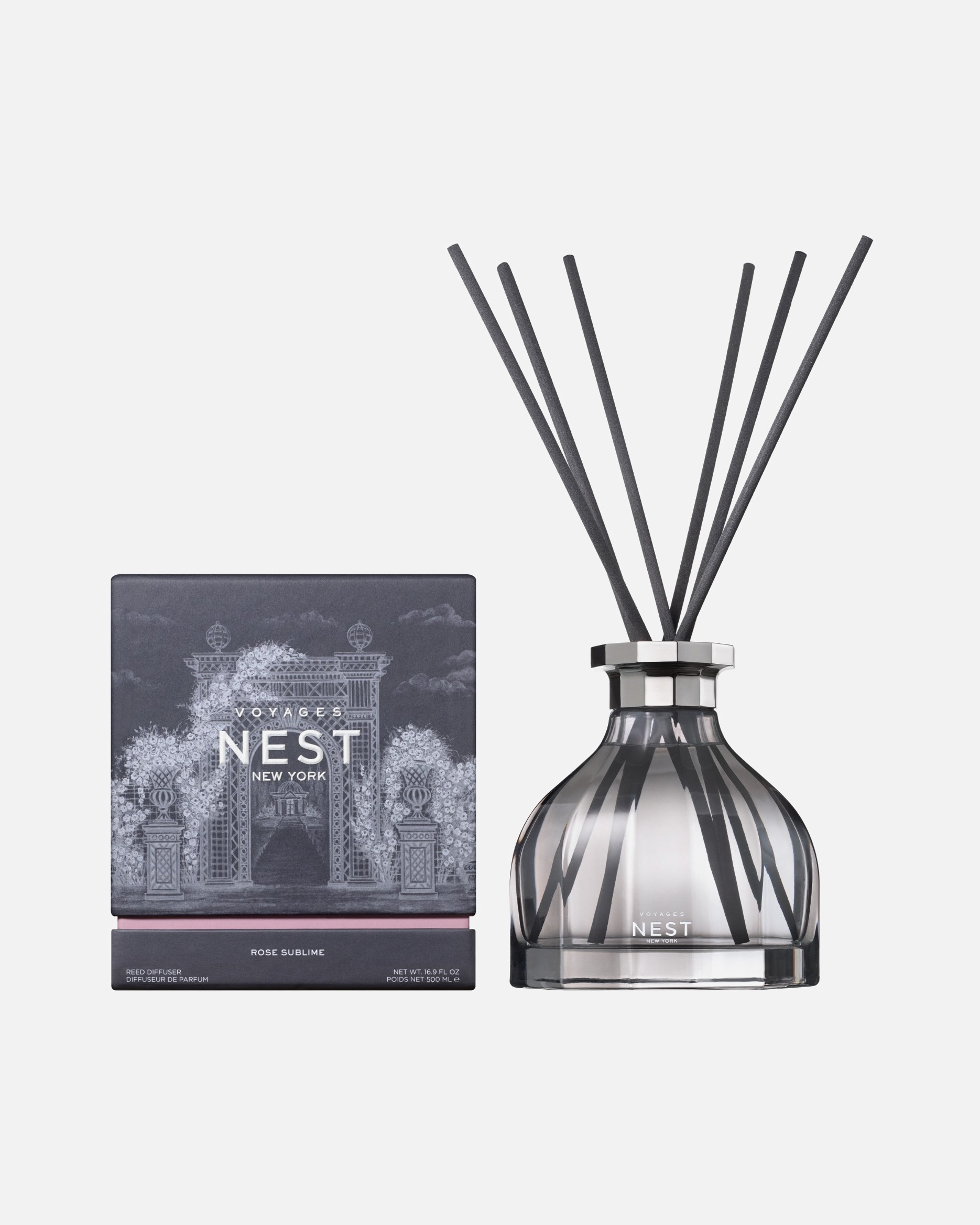 Raumduft für Unisex NEST NEW YORK Default Brand Line Voyages Rose Sublime Reed Diffuser 500 ml
