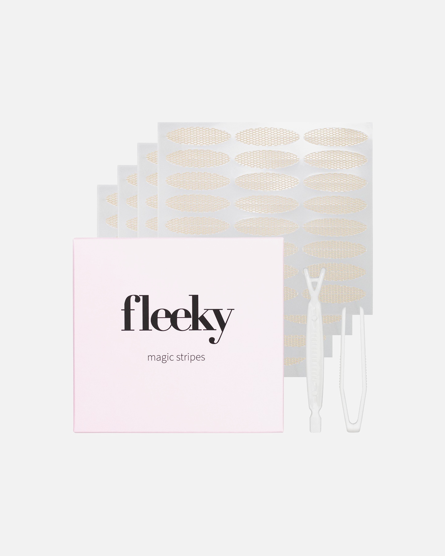 Augenpatches für Unisex Fleeky Magic Stripes Sticker gegen Schlupflider L