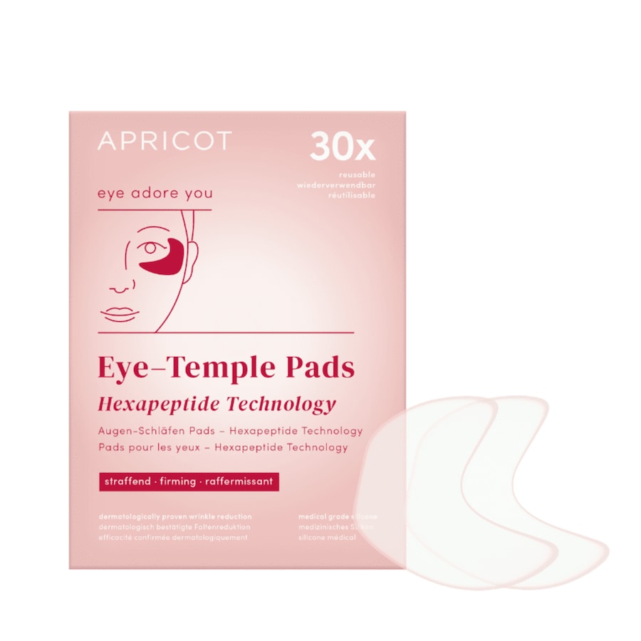 Apricot Wiederverwendbare Augen-Schläfen Pads mit Hexapeptid-TechnologieGesicht | 1.0 pieces | 23,92 / 1.0 pieces