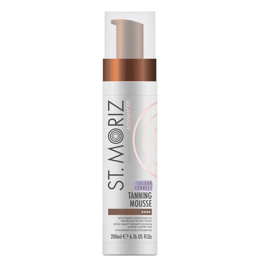 St. Moriz Advanced Farbkorrigierendes Selbstbräunungsmousse – Dunklere Bräune Selbstbräuner 200 ml