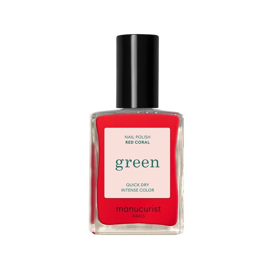 manucurist green Quick Dry Nagellack RED CORAL 15 ml Rot