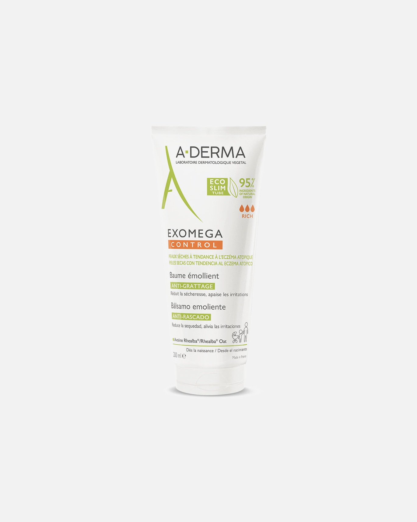 Bodylotion für Unisex A-DERMA Exomega Control Emollient Balm 200 ml