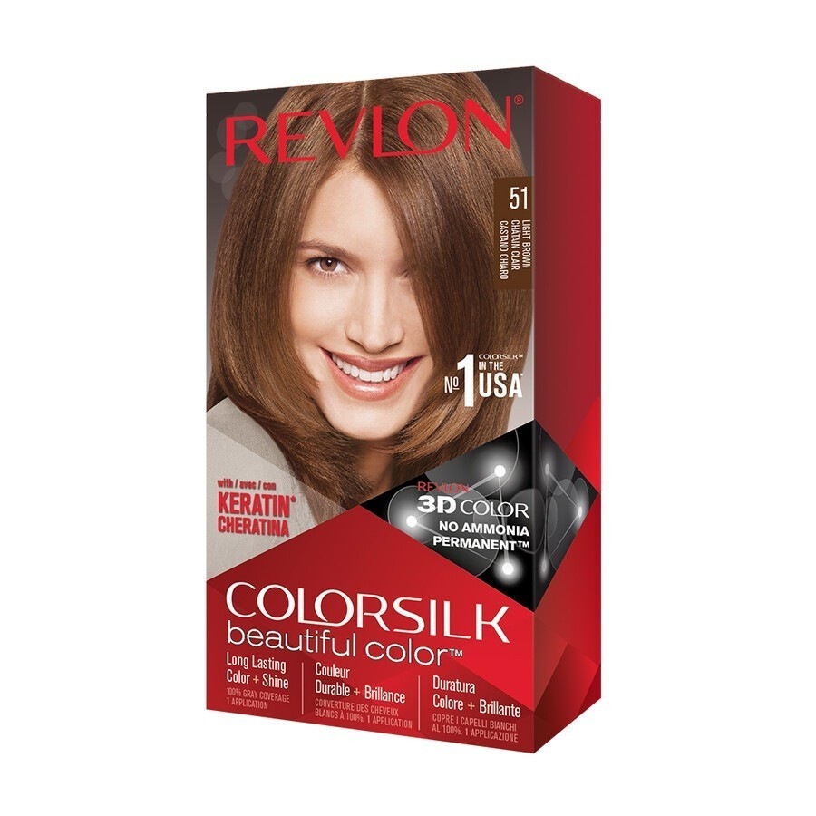 Revlon ColorSilk Beautiful Color Haarfarbe Braun