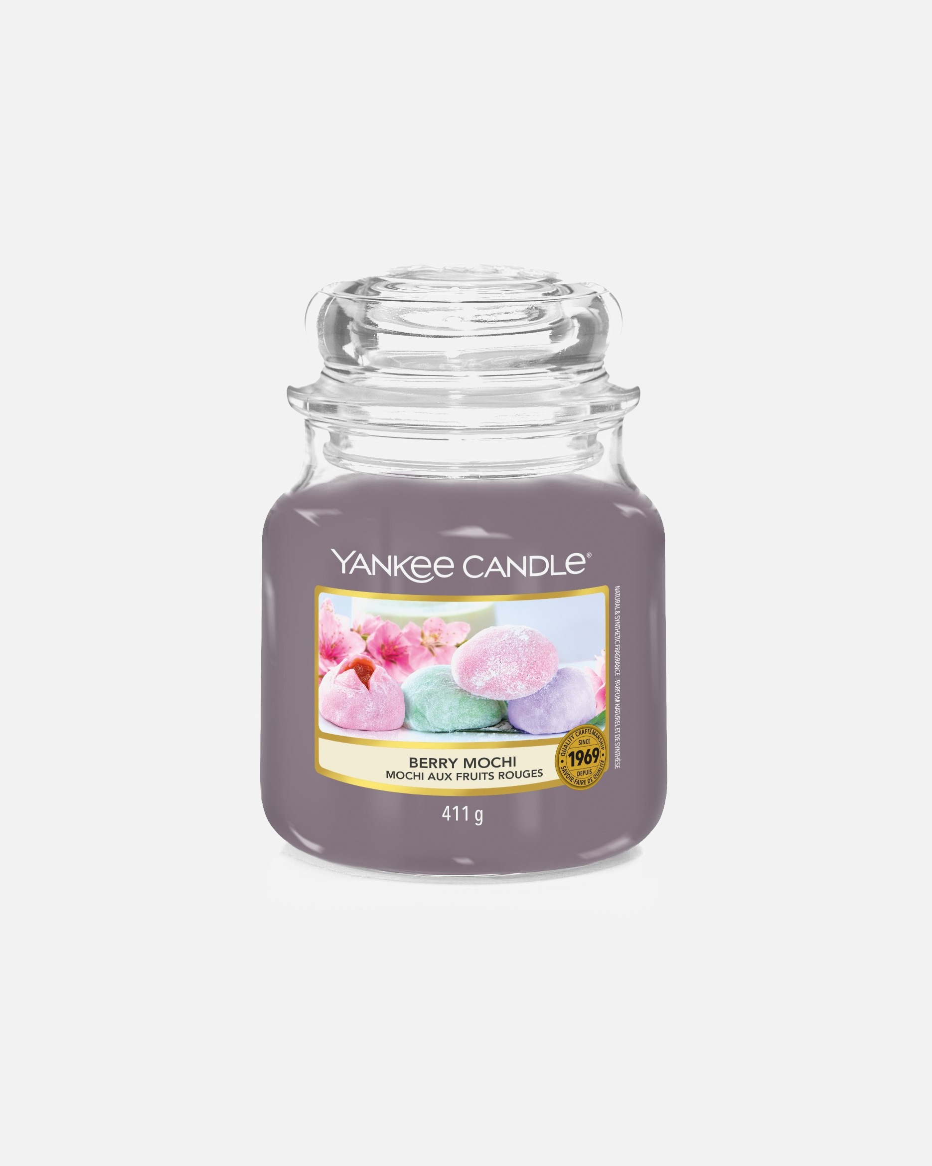 Kerze für Unisex YANKEE CANDLE Default Brand Line Glas Berry Mochi 411 g