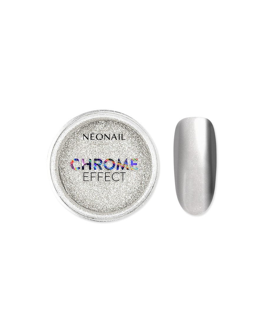 NEONAIL CHROME EFFECT Nageldesign SILVER Grau