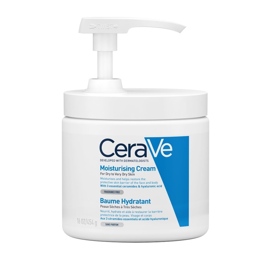 CeraVe Feuchtigkeitscreme mit Pumpspender Körperbutter 450 ml