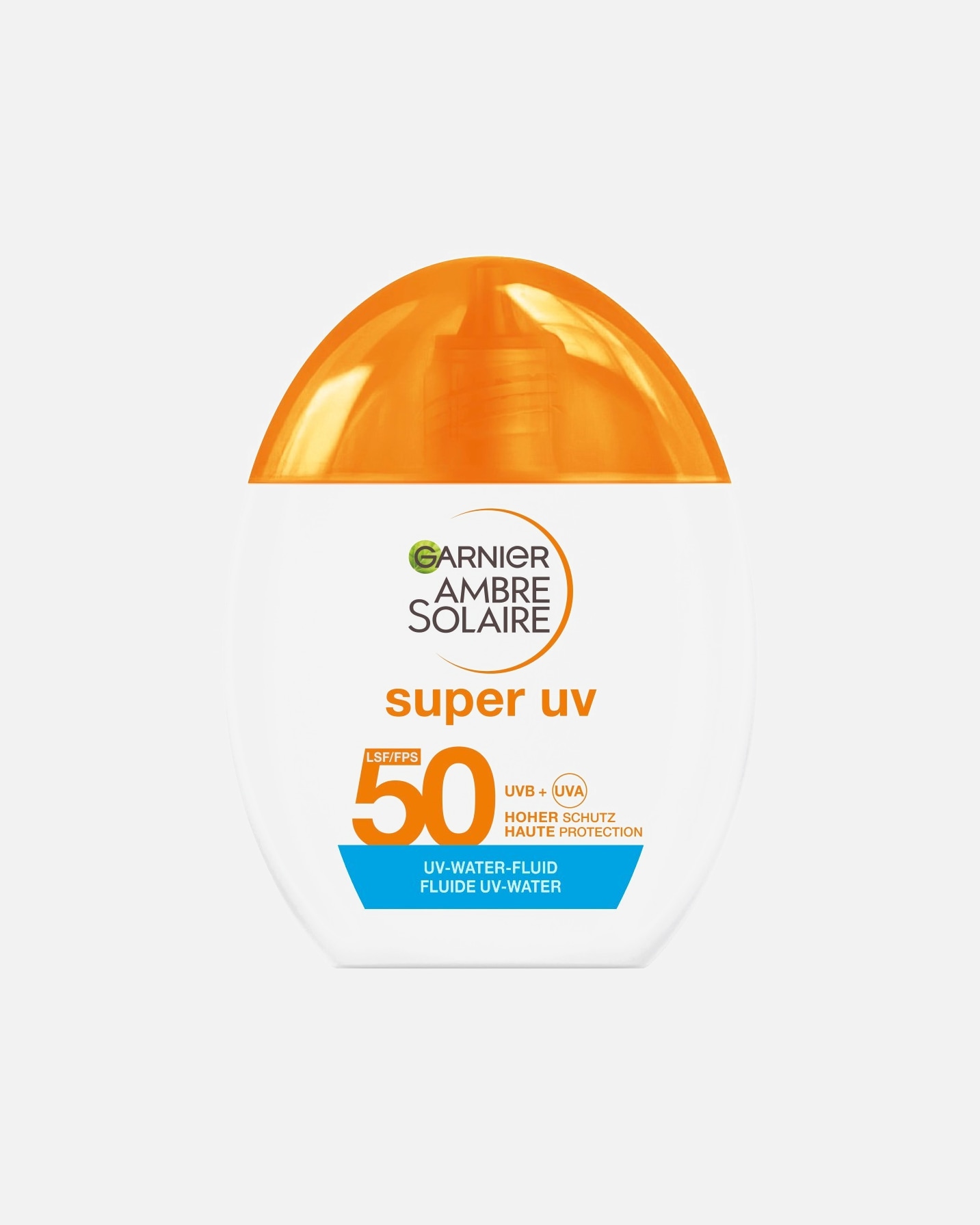 Sonnencreme für Unisex Garnier Ambre Solaire Super UV UV-Water-Fluid Invisible LSF 50 40 ml