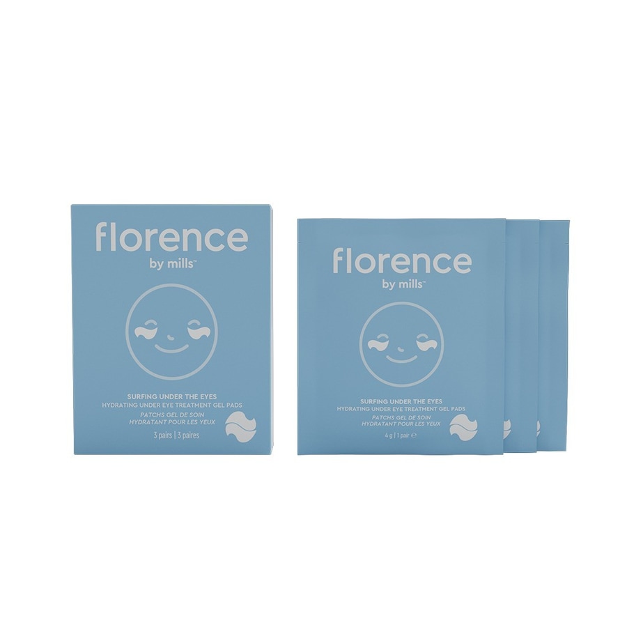 Florence By Mills Surfing under The Eyes Hydration Gel Pads Augenpatches 3 Pairs