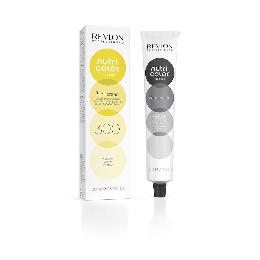 Revlon Professional Nutri Color 3 in 1 Cream Nr. 300 Haartönung - YELLOW 100 ml Braun