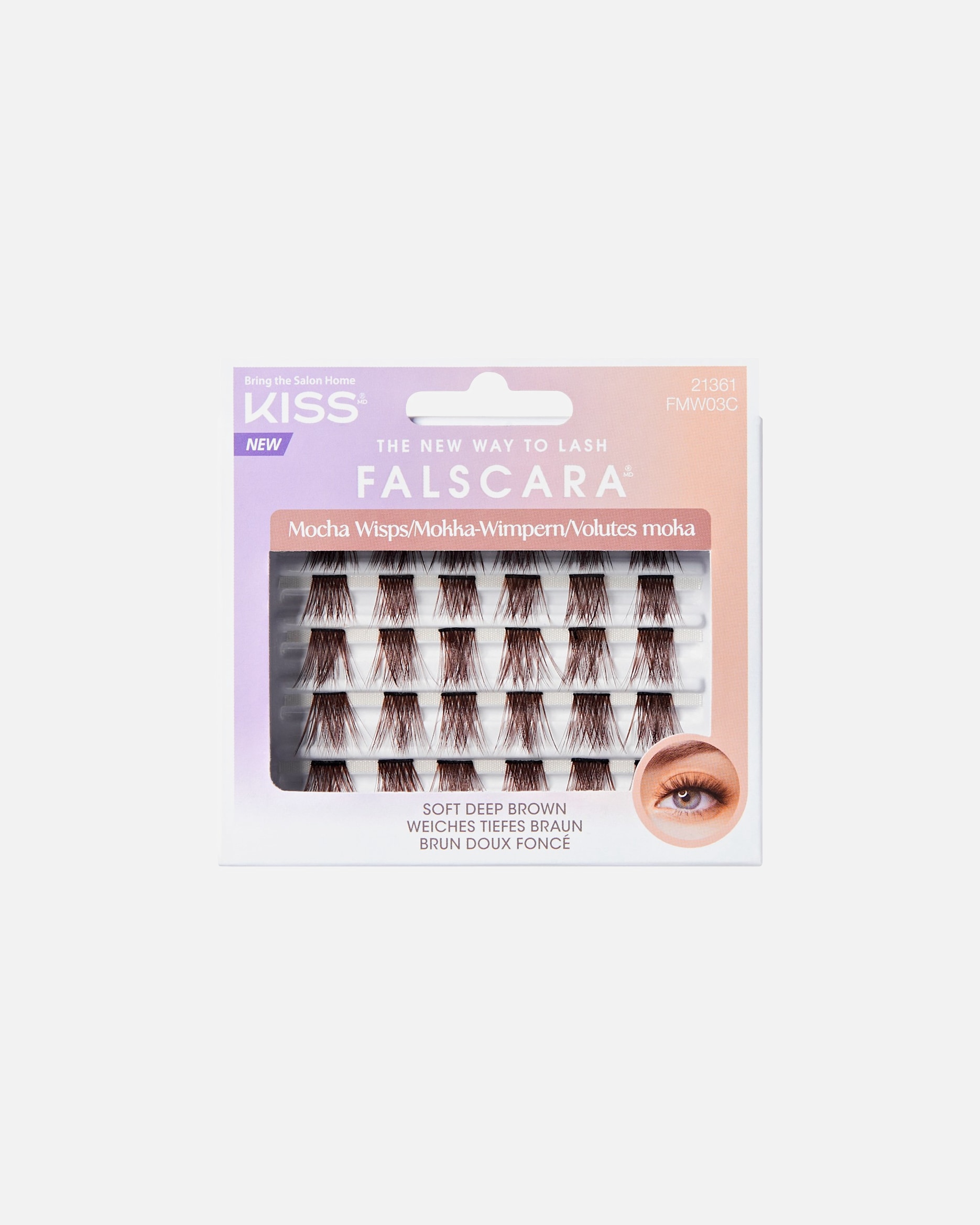 Künstliche Wimpern für Unisex KISS FALSCARA Wisps Multipack 1 Stück