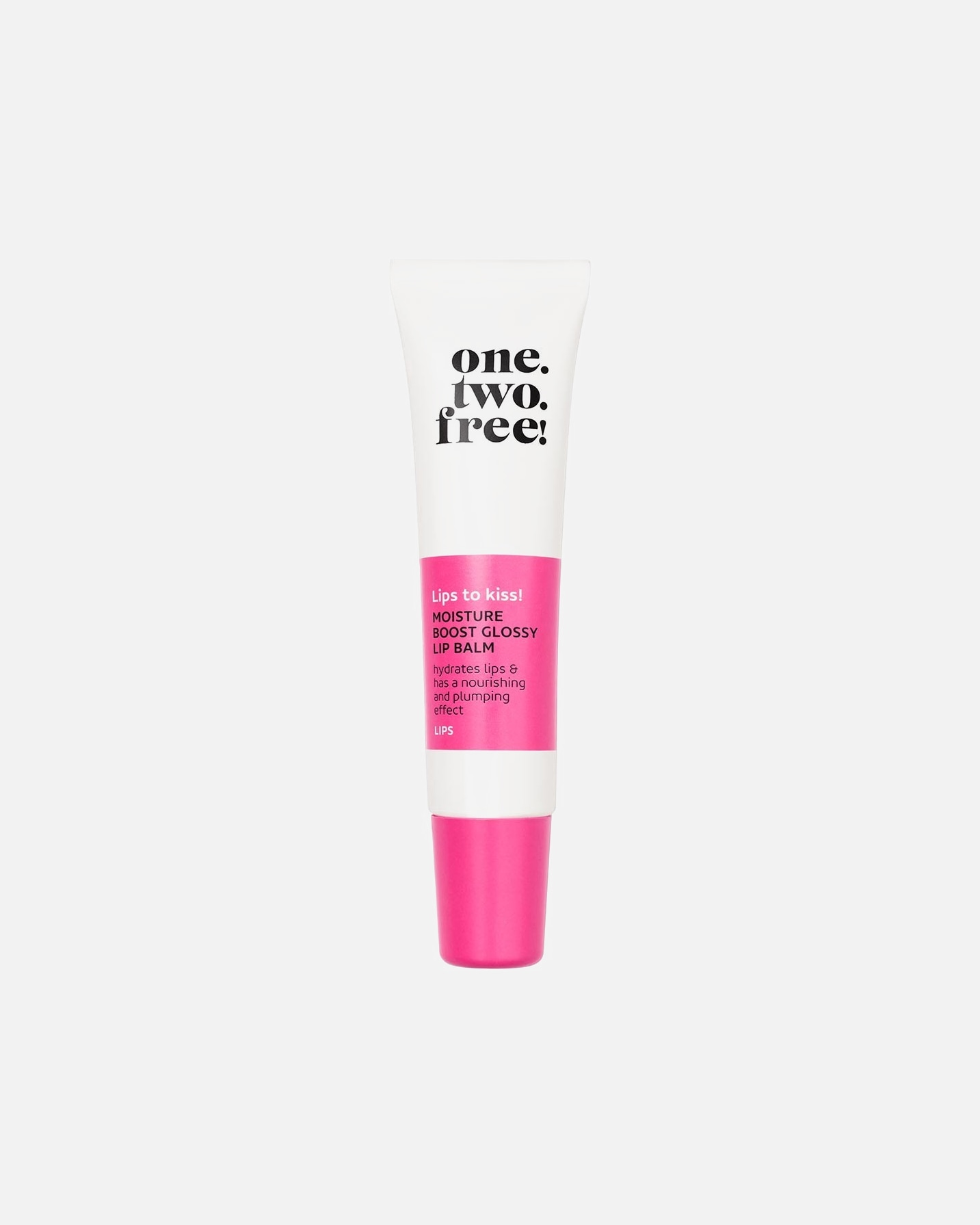 Lippenbalsam für Unisex one.two.free! Moisture Boost Glossy 03 Proud Pink
