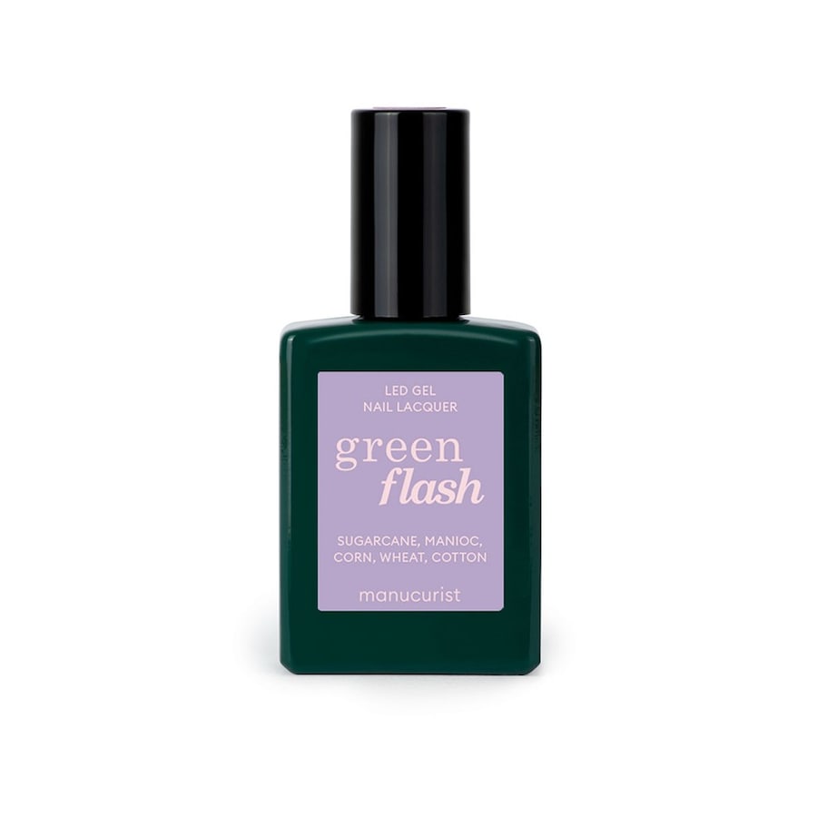 manucurist green flash LED gel Nagellack Lisa Lilas 15 ml Grau