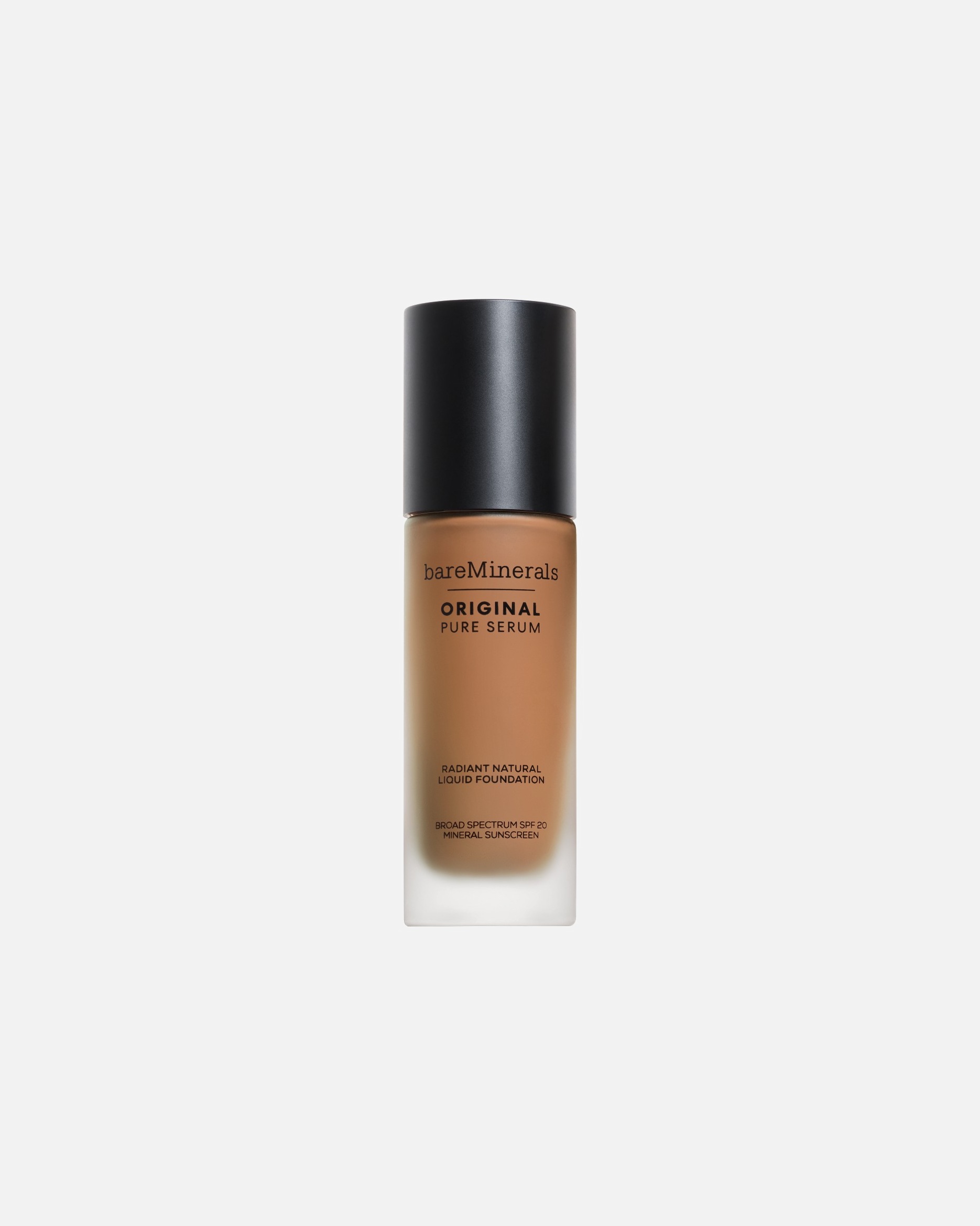 Foundation für Unisex bareMinerals Original Pure Serum Radiant Natural Liquid Mineral Spf 20 MED. DEEP NEUTRAL 4.5
