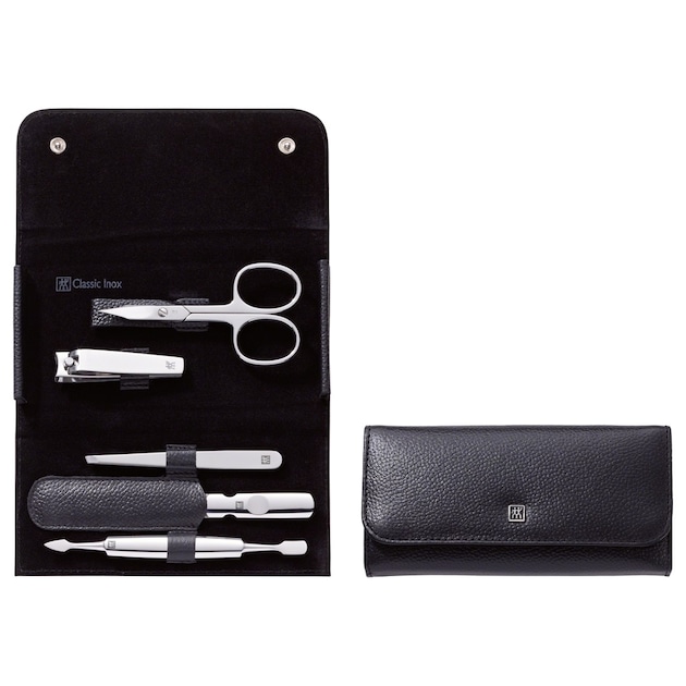 ZWILLING Beauty Classic Manicure Set 5pcs. Leather, Black