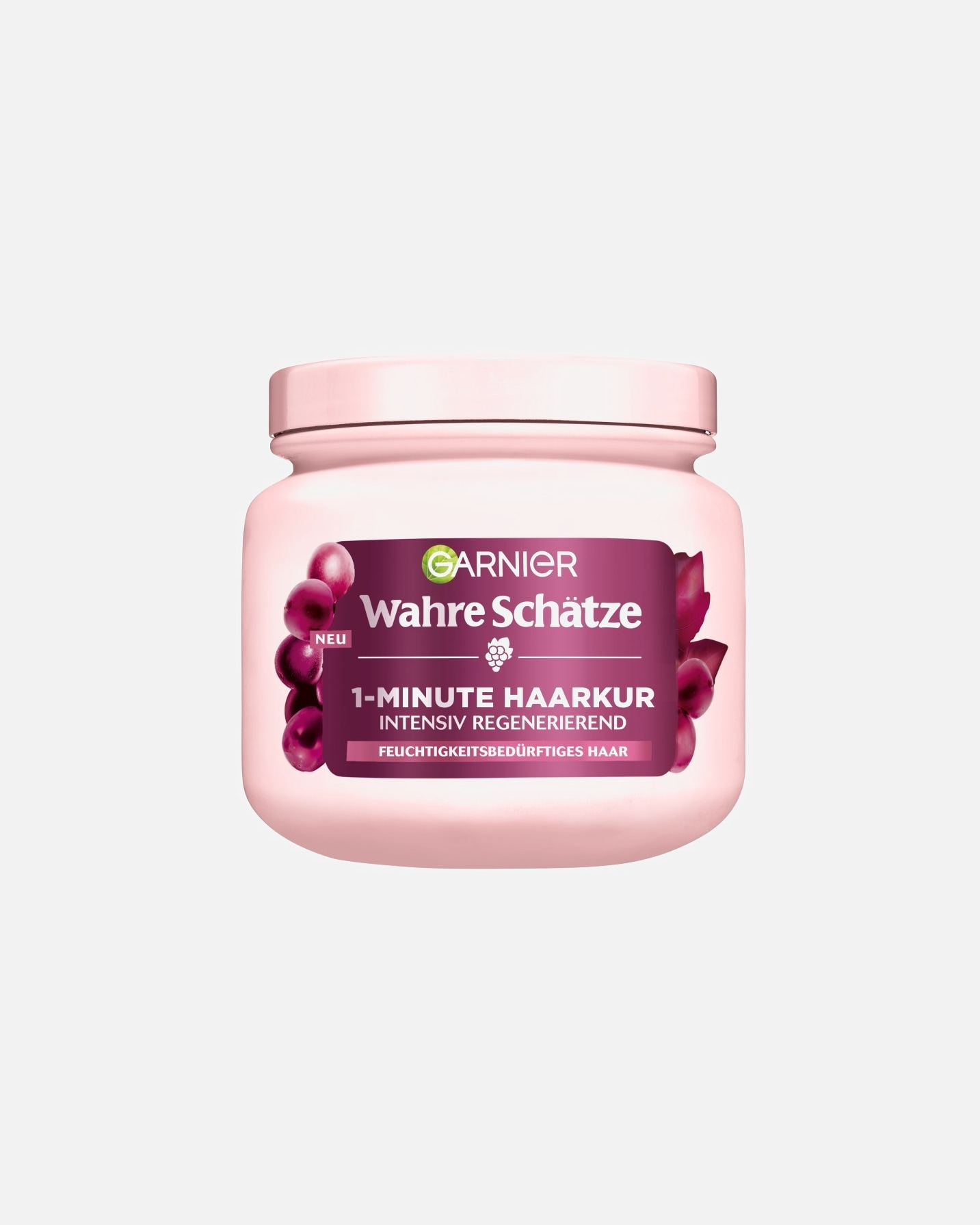 Haarkur für Unisex Garnier Wahre Schätze 1-Minute Traube Hydraboost 340 ml