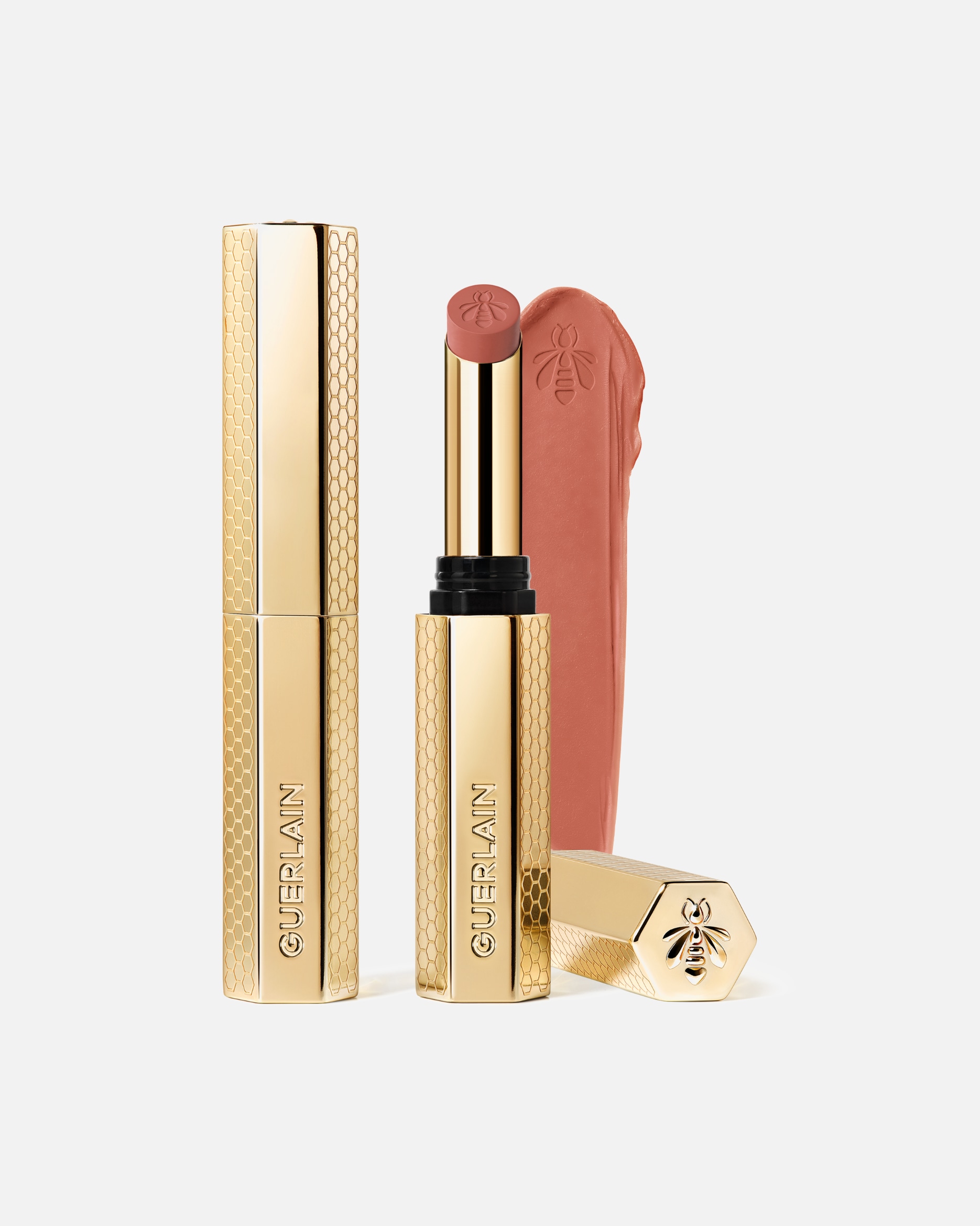 Lippenstift für Unisex Guerlain KissKiss Der kussfeste Lippenstift mit Honig 168 BLOOMING LILY