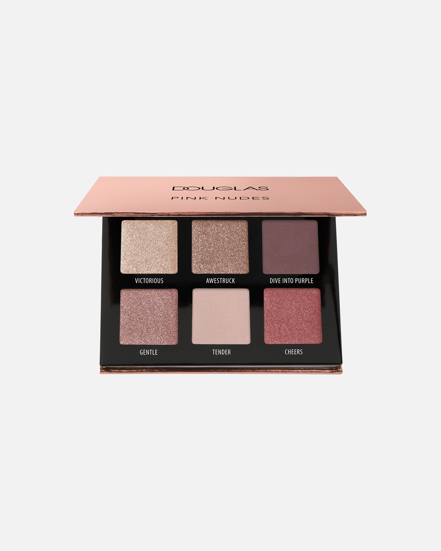 Lidschatten für Unisex Douglas Collection Make-Up Pink Nudes Mini Eyeshadow Palette Pink Nudes