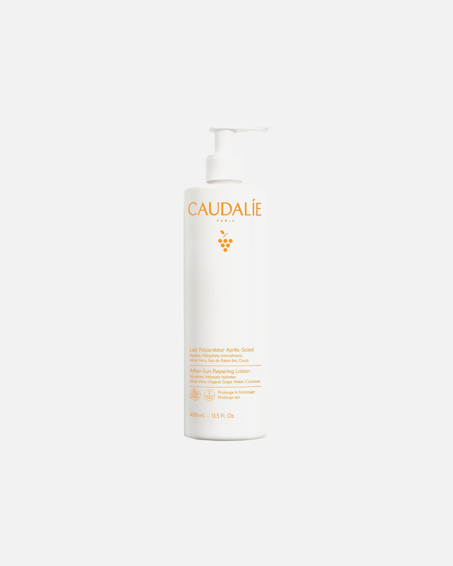 After Sun Body für Unisex Caudalie Vinosun Protect Reparierende Pflegemilch 400 ml