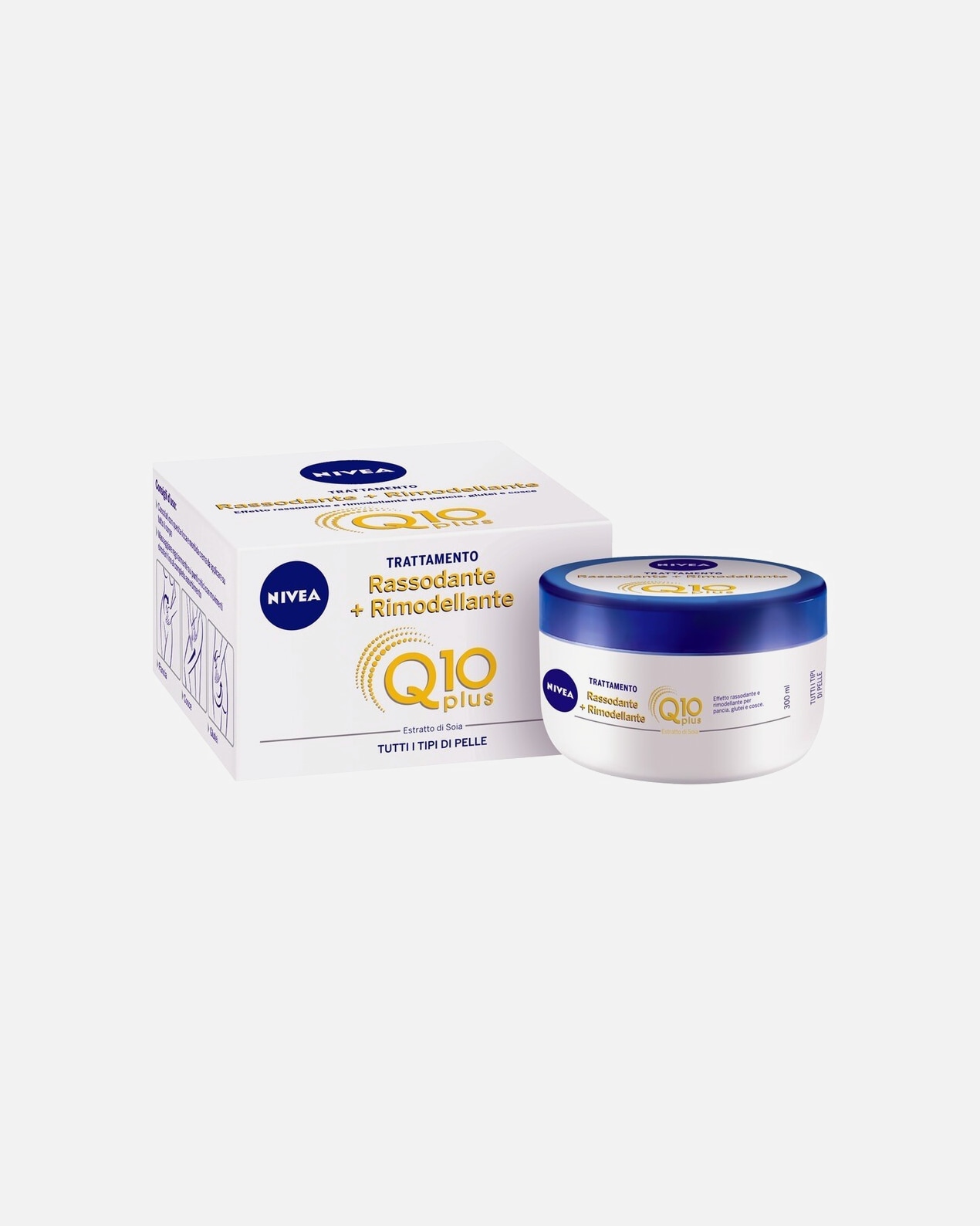Körpercreme für Unisex NIVEA Q10+ Reafirmante Body Cream 300 ml