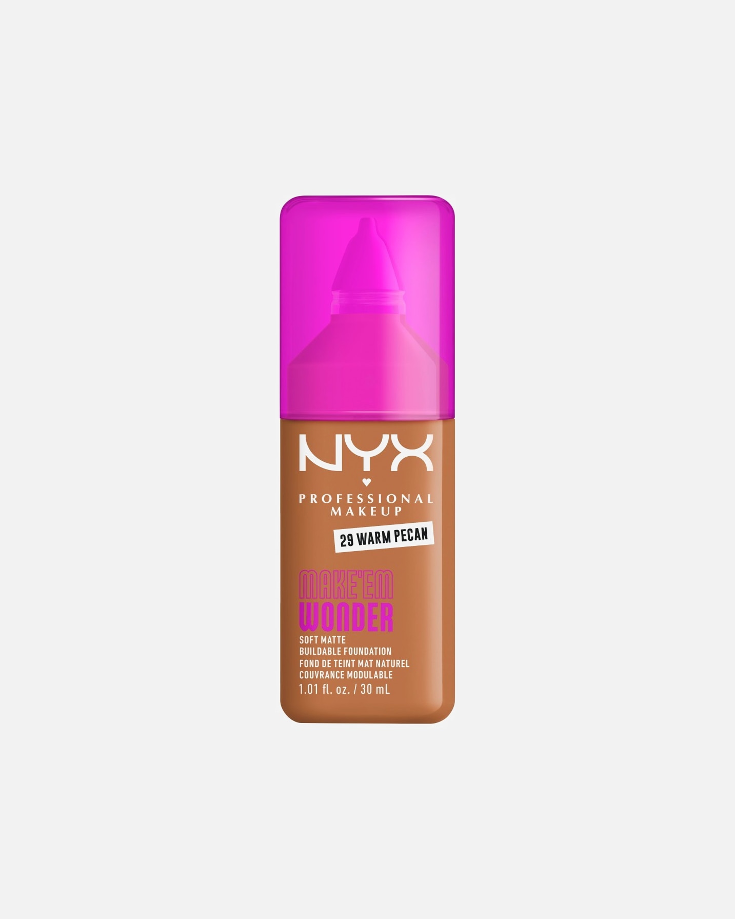 Foundation für Weiblich NYX Professional Makeup Default Brand Line Make 'EM Wonder 29 - WARM PECAN