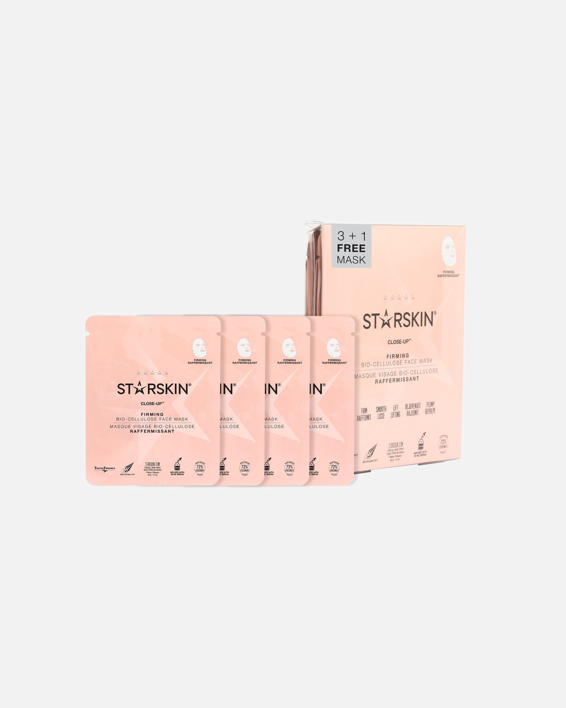 Tuchmaske für Unisex STARSKIN ® Close-up 3+1 Pack Close-up 3+1 Pack