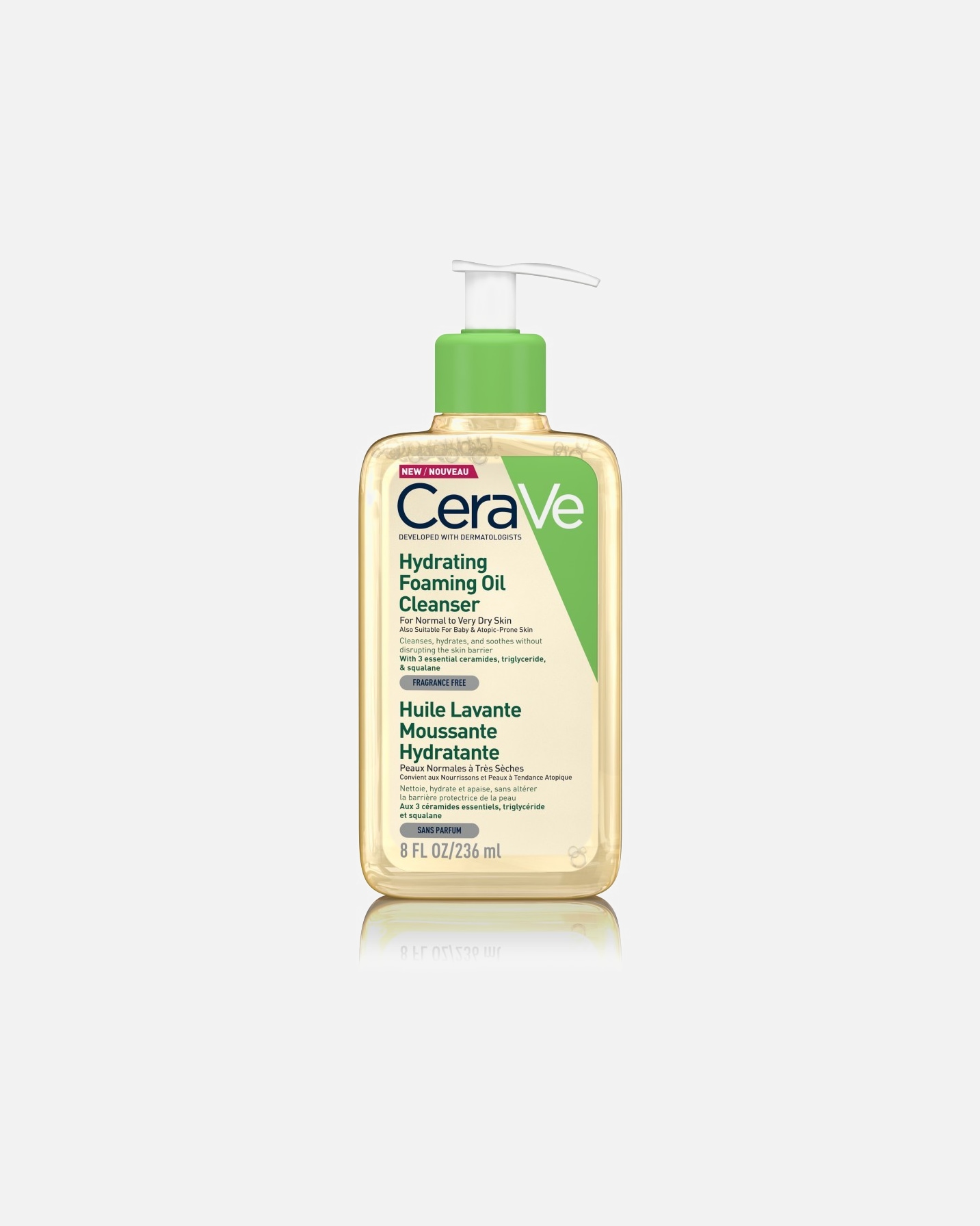 Gesichtsreinigungsöl für Unisex CeraVe Feuchtigkeitsspendend für Gesicht & Körper 237 ml