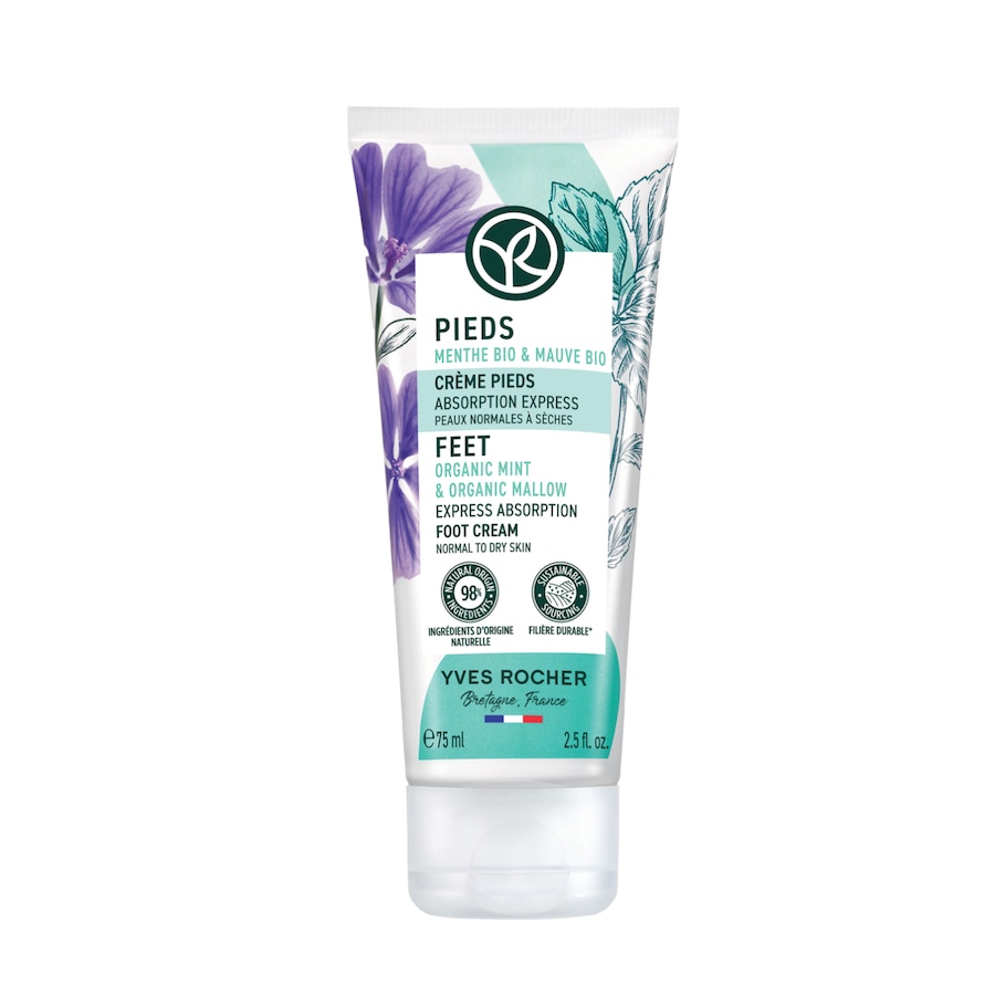 Yves Rocher Schnell einziehende Fußcreme 75 ml