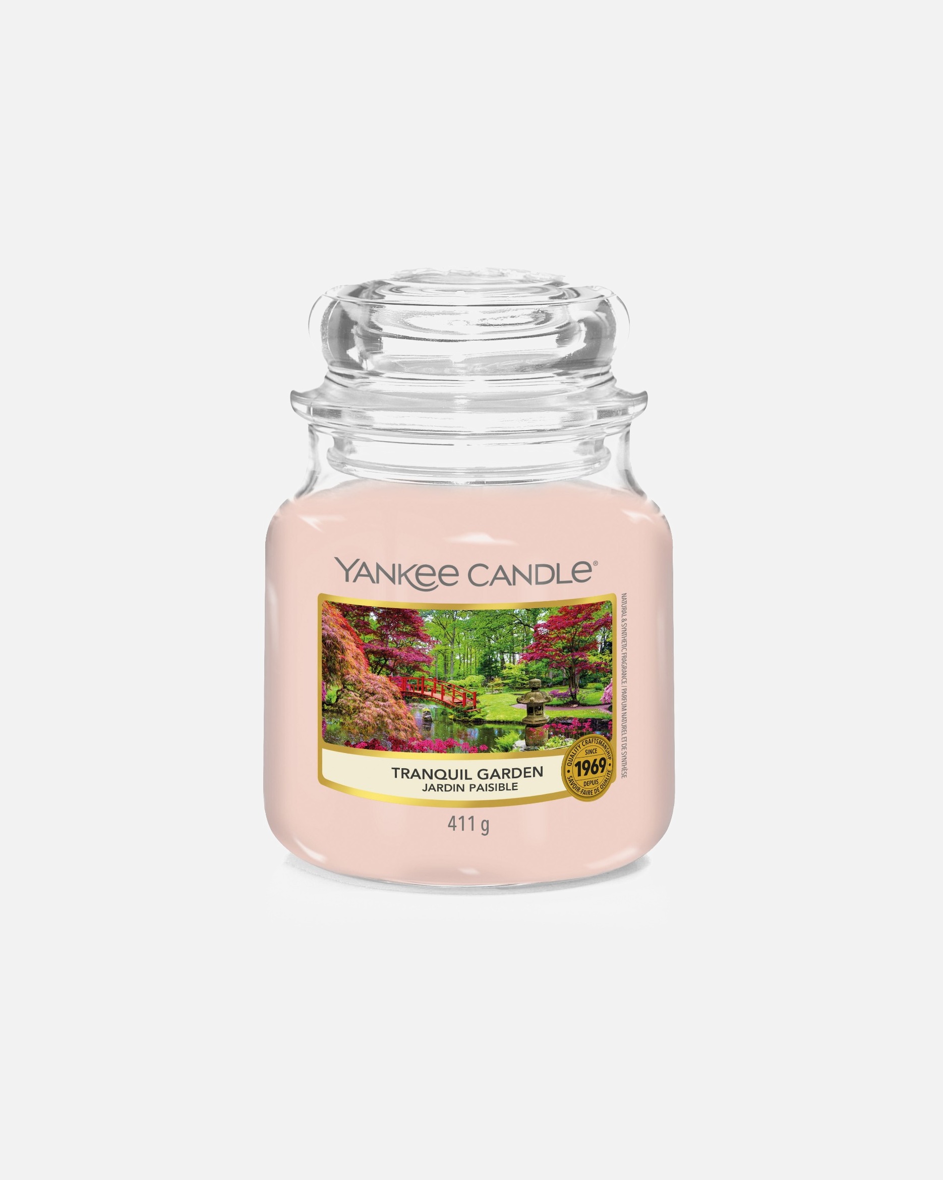 Kerze für Unisex YANKEE CANDLE Default Brand Line Glas Tranquil Garden 411 g