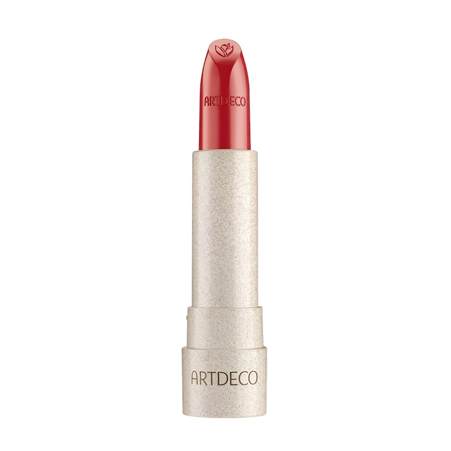 ARTDECO Green Couture Natural Cream Lipstick Lippenstift 607 - Red Tulip 4 g Dunkelrot Damen
