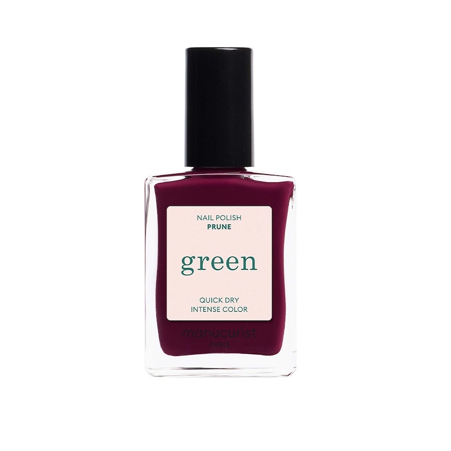 manucurist green Quick Dry Nagellack PRUNE 15 ml Schwarz