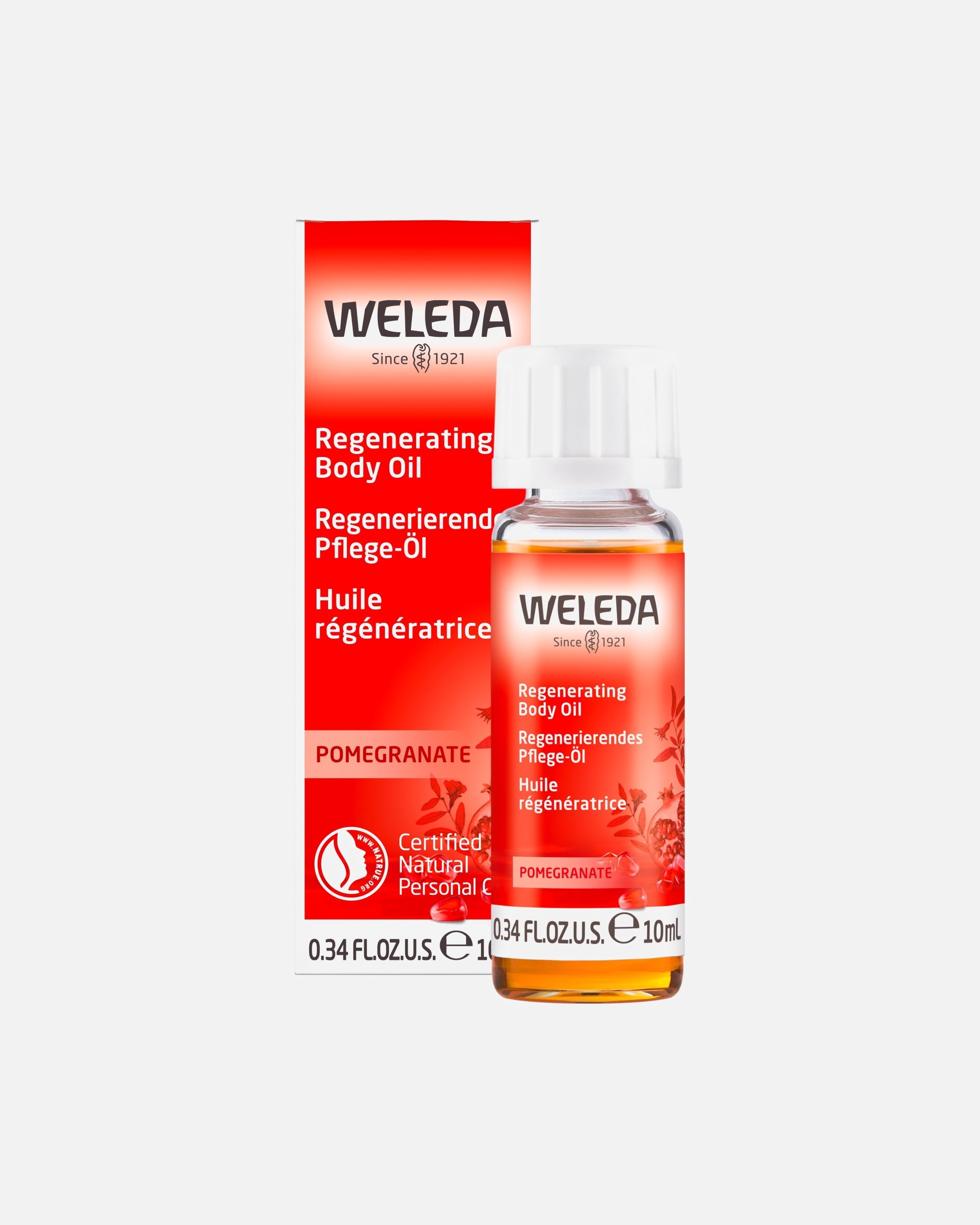 Körperöl für Unisex Weleda Granatapfel Regenerierendes Pflege 10 ml