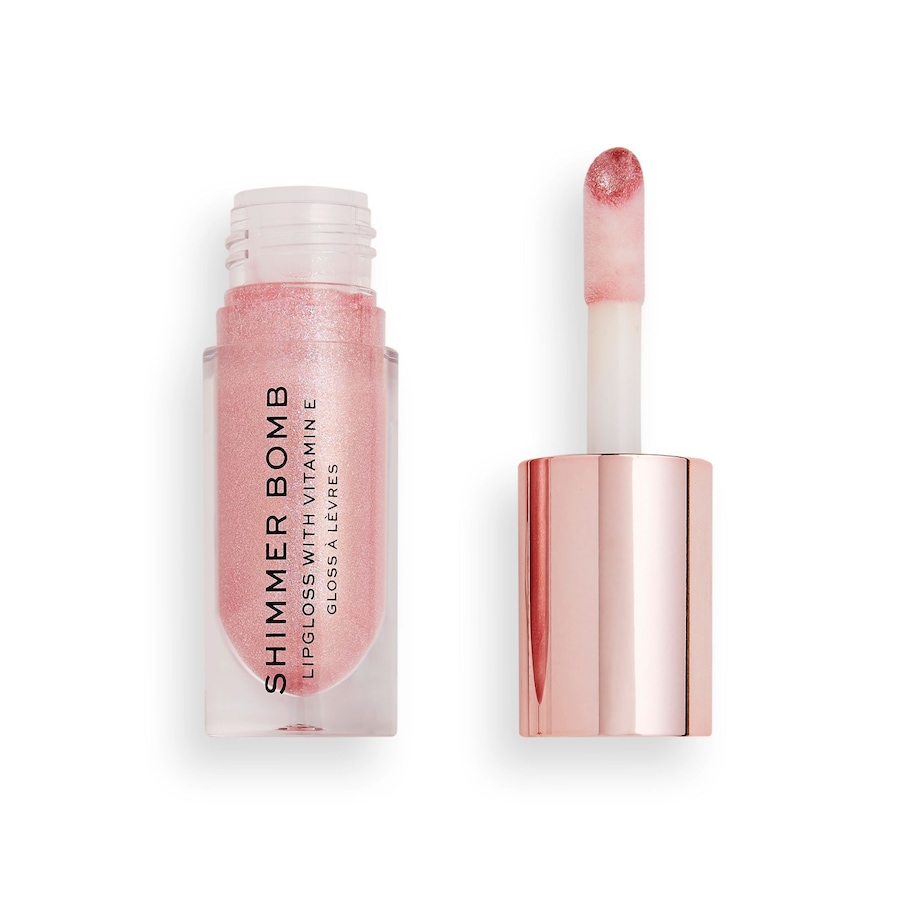 REVOLUTION Shimmer Bomb Lipgloss Glimmer 4.5 ml Rosegold