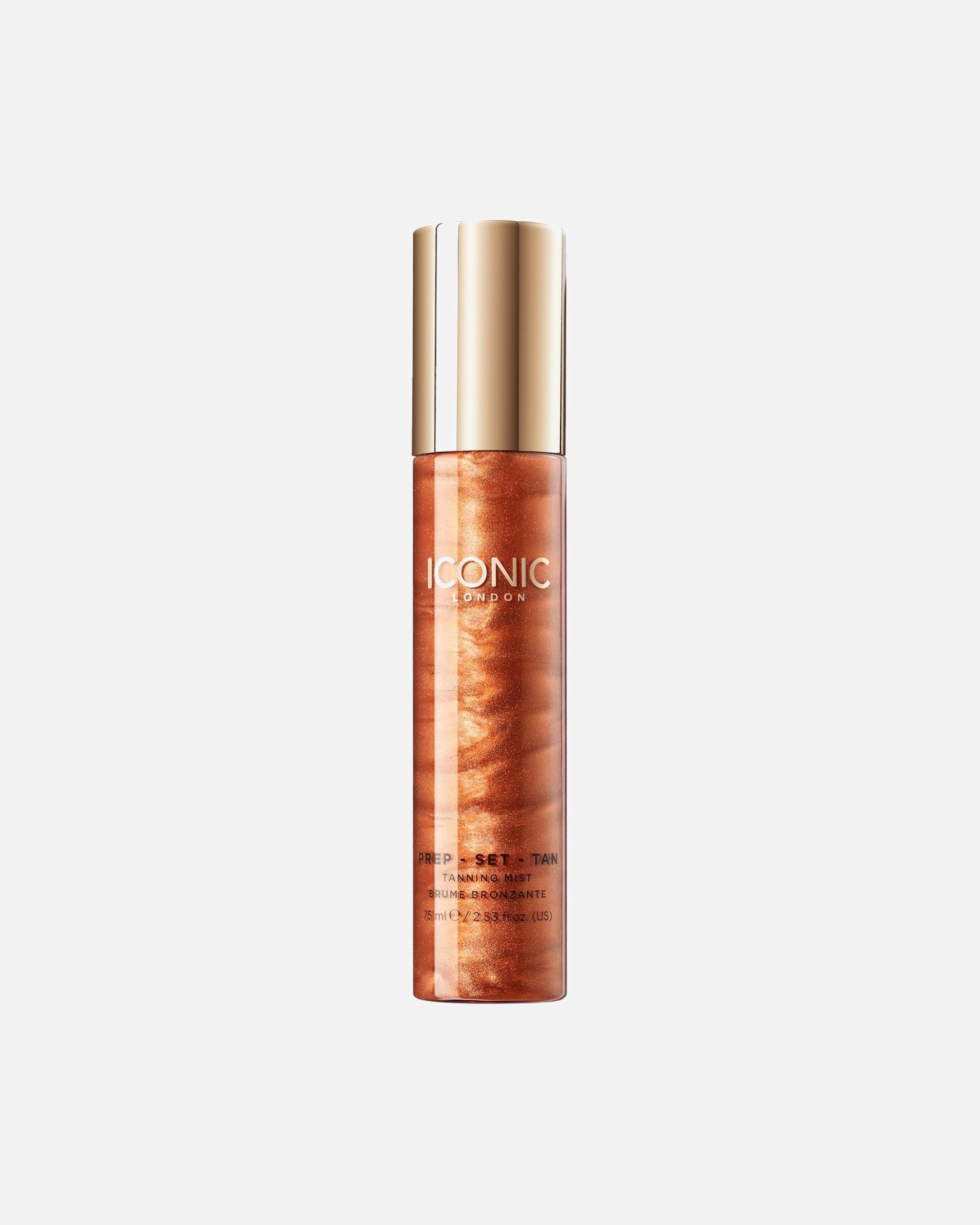 Selbstbräuner für Unisex ICONIC LONDON Prep-Set-Tan Spray Glow 75 ml