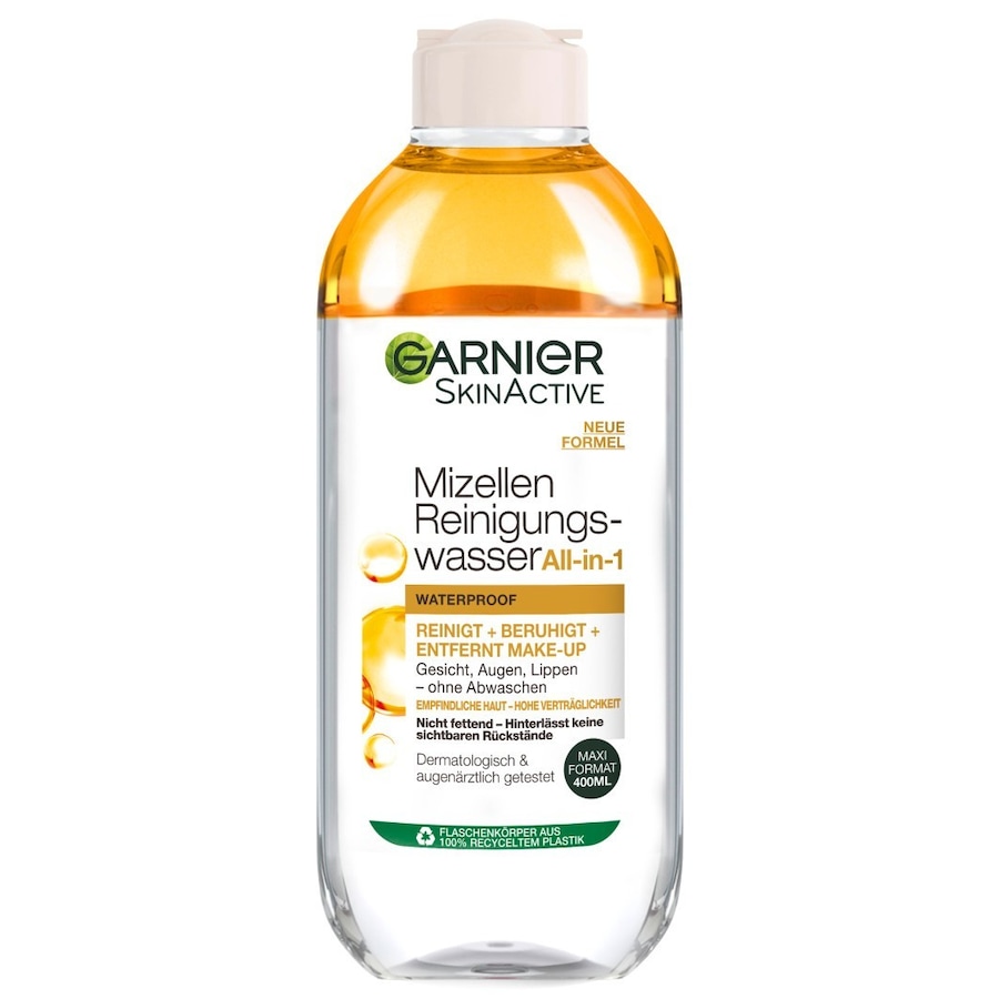 Garnier Skin Active Mizellen Reinigungswasser All-In-1 Waterproof Mizellenwasser 400 ml Damen