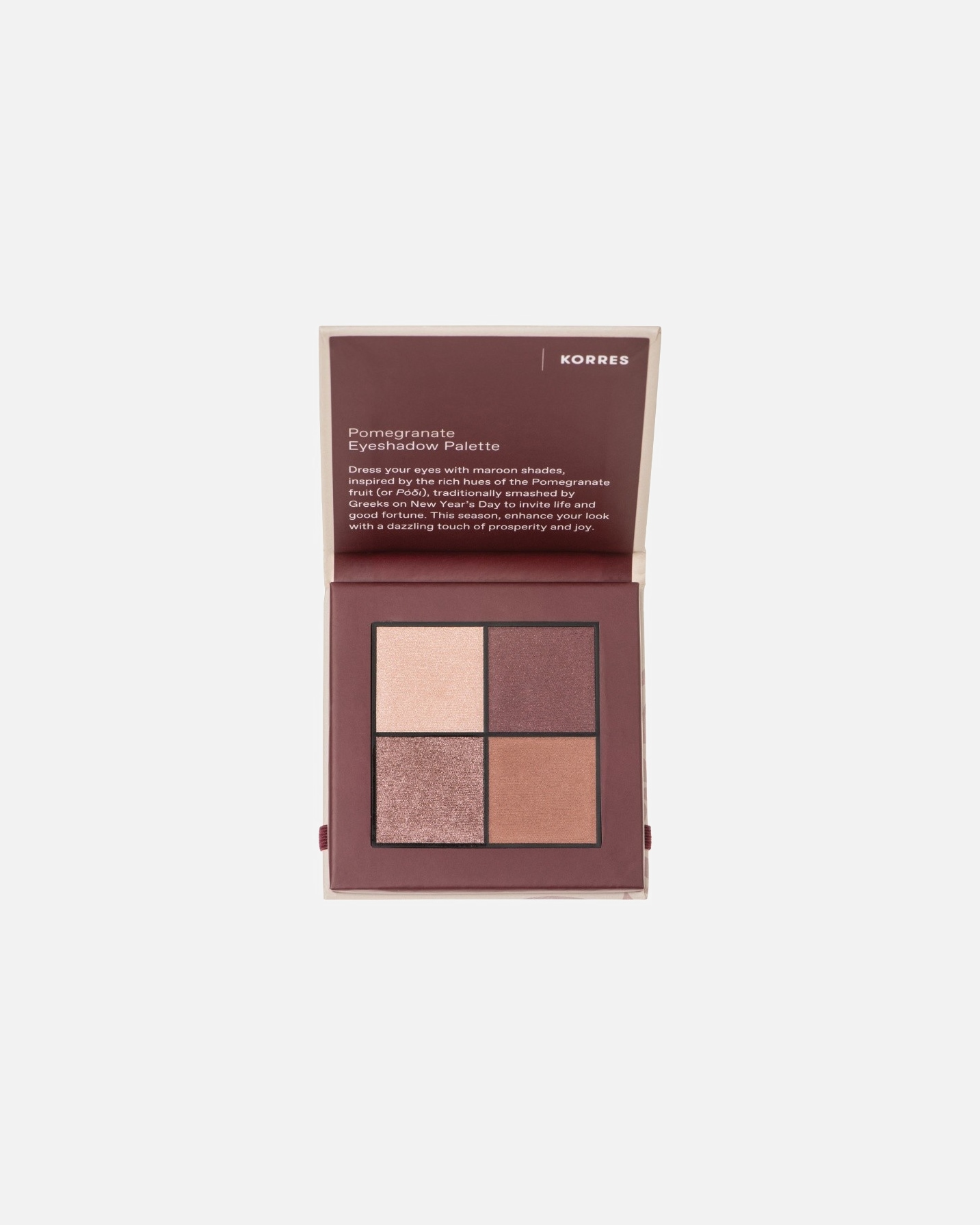 Lidschatten für Unisex KORRES Eyeshadow Palette POMEGRANATE