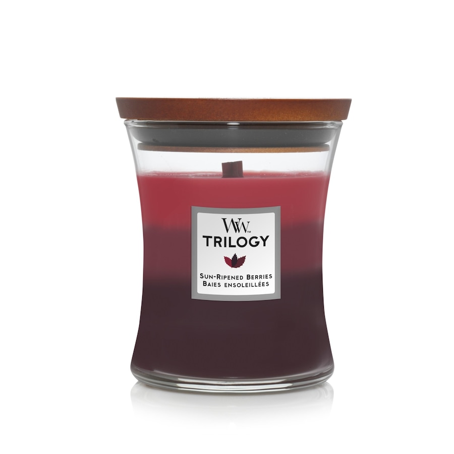 WoodWick Trilogy Sun-Ripened Berries Kerze 658 g